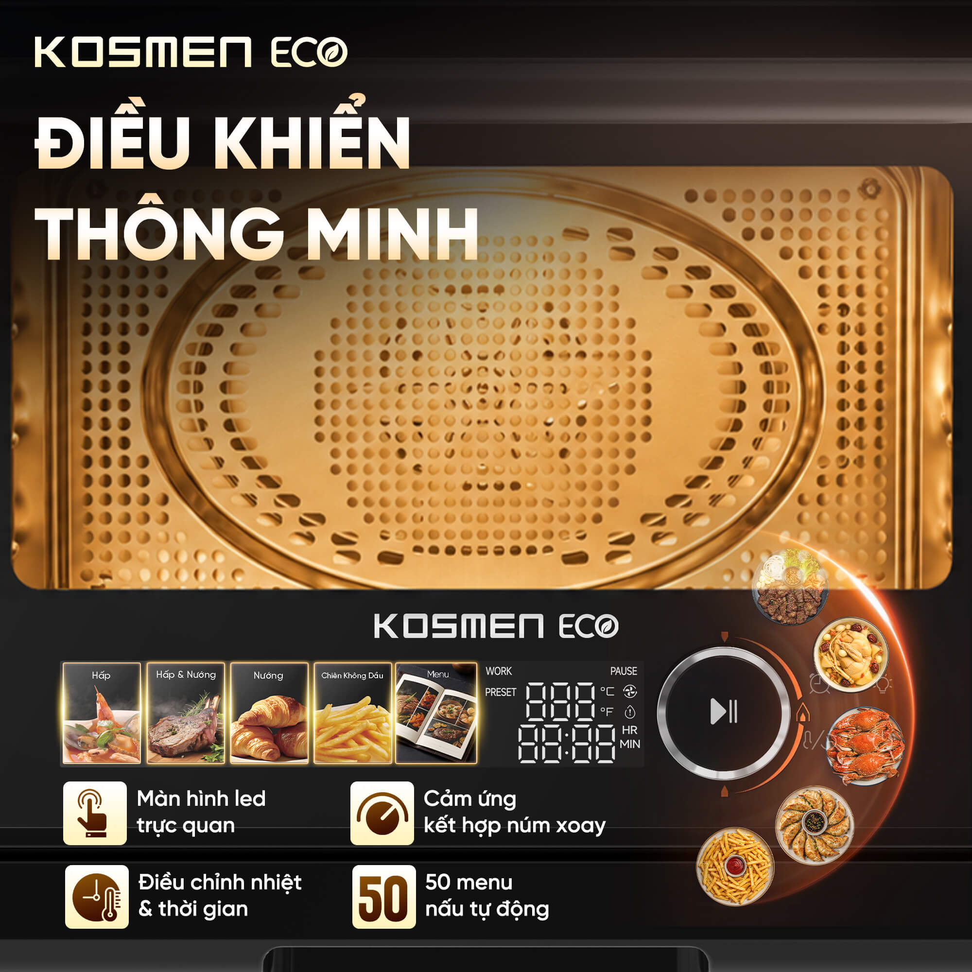 Nồi chiên hơi nước Kosmen Eco ECO-23B