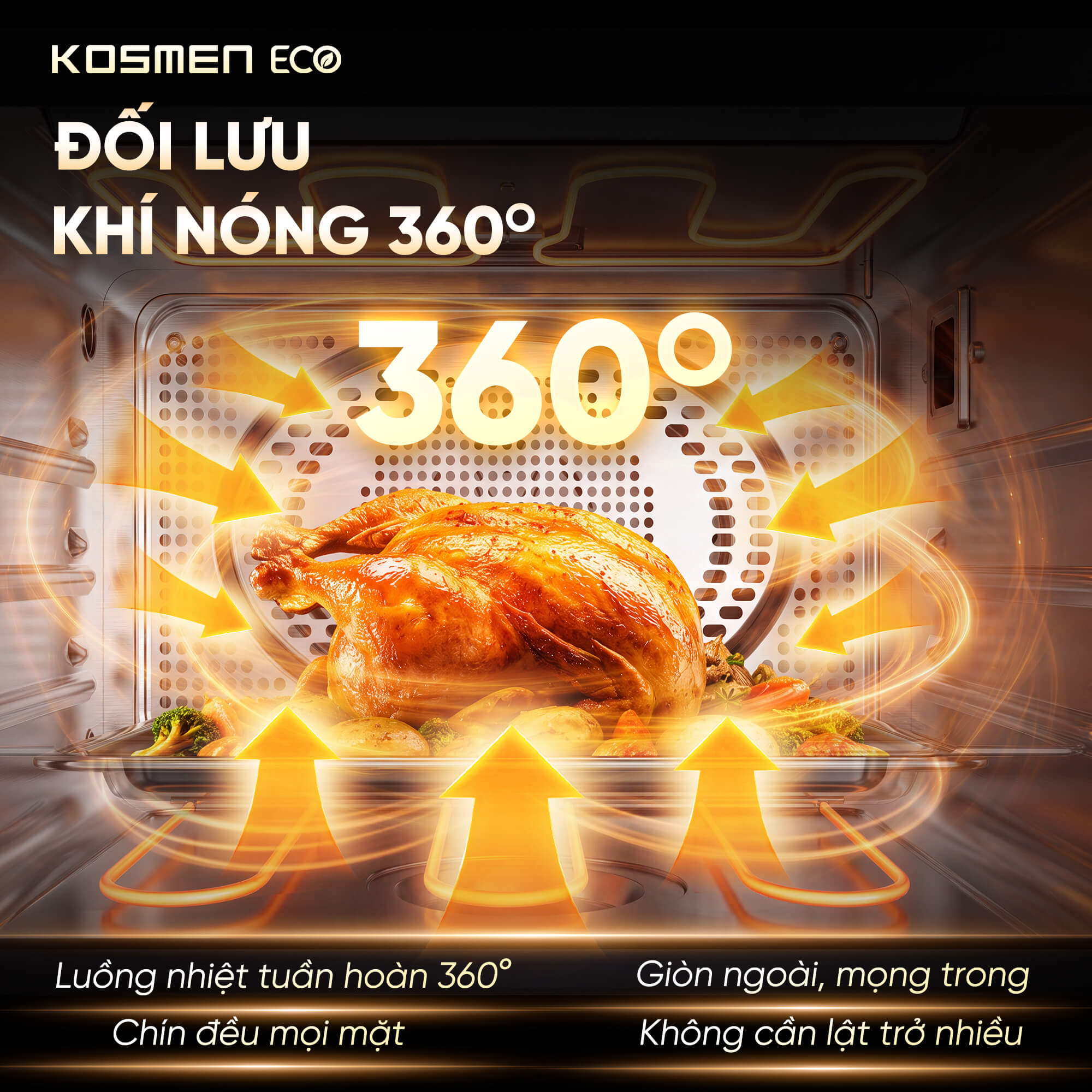 Nồi chiên hơi nước Kosmen Eco ECO-23B