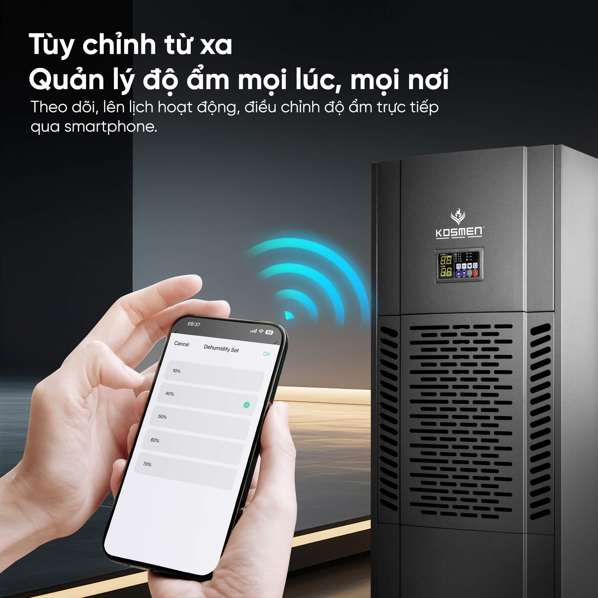 Kosmen KM-250S Industrial Dehumidifier