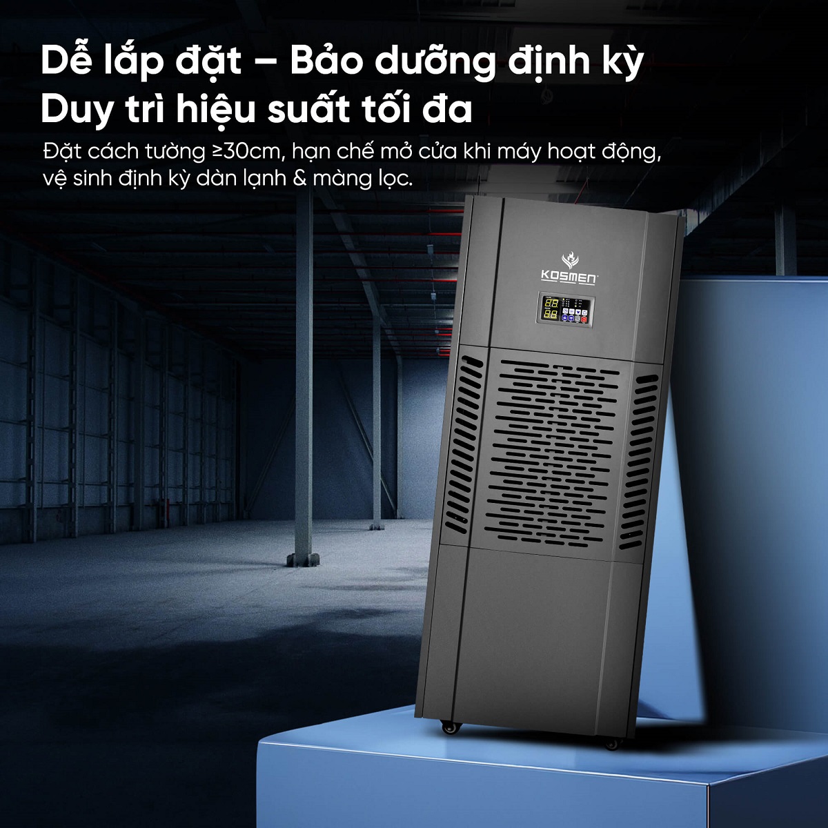 Kosmen KM-250S Industrial Dehumidifier