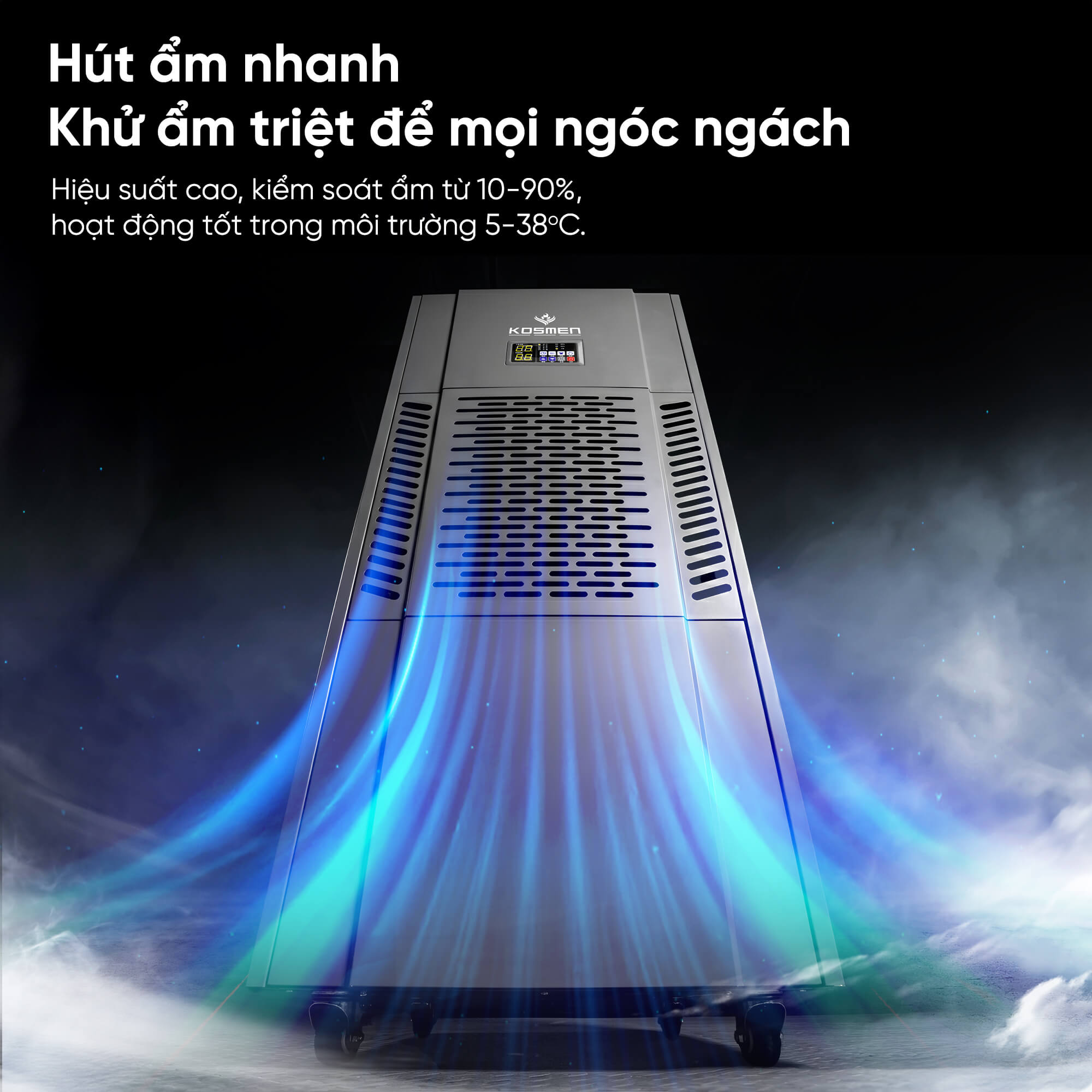 Kosmen KM-250S Industrial Dehumidifier