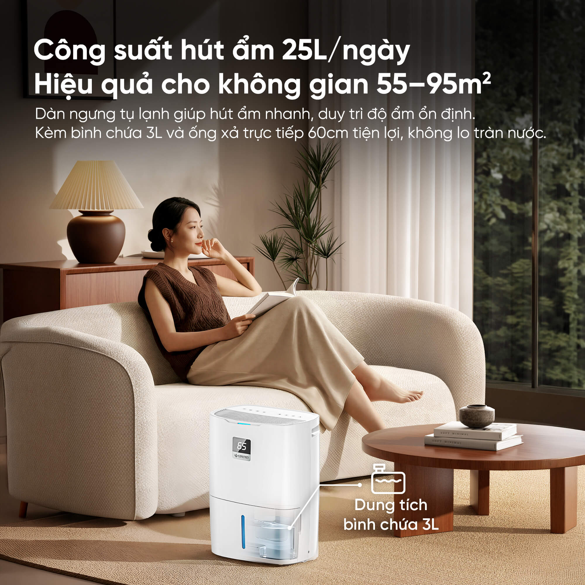 Kosmen KM-25N Household Dehumidifier