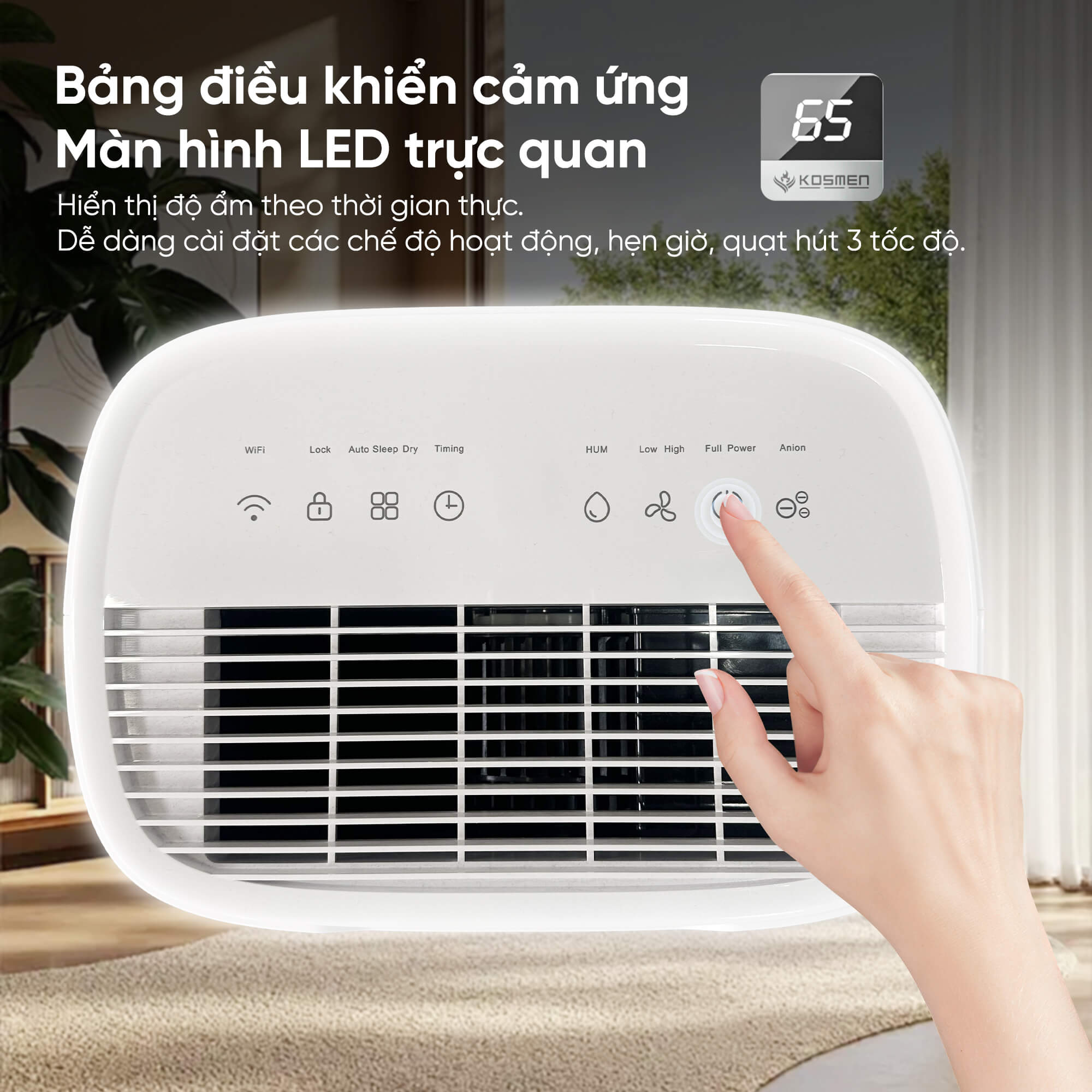 Kosmen KM-25N Household Dehumidifier