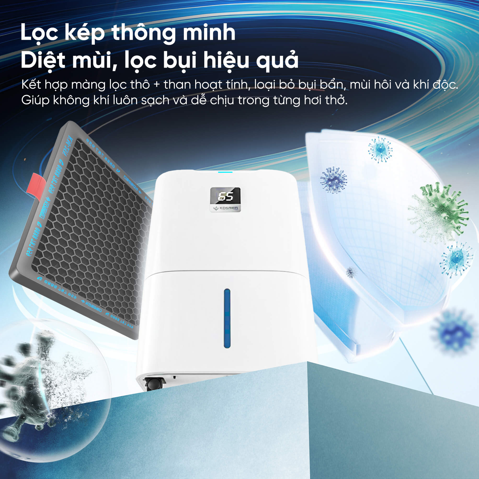 Kosmen KM-25N Household Dehumidifier