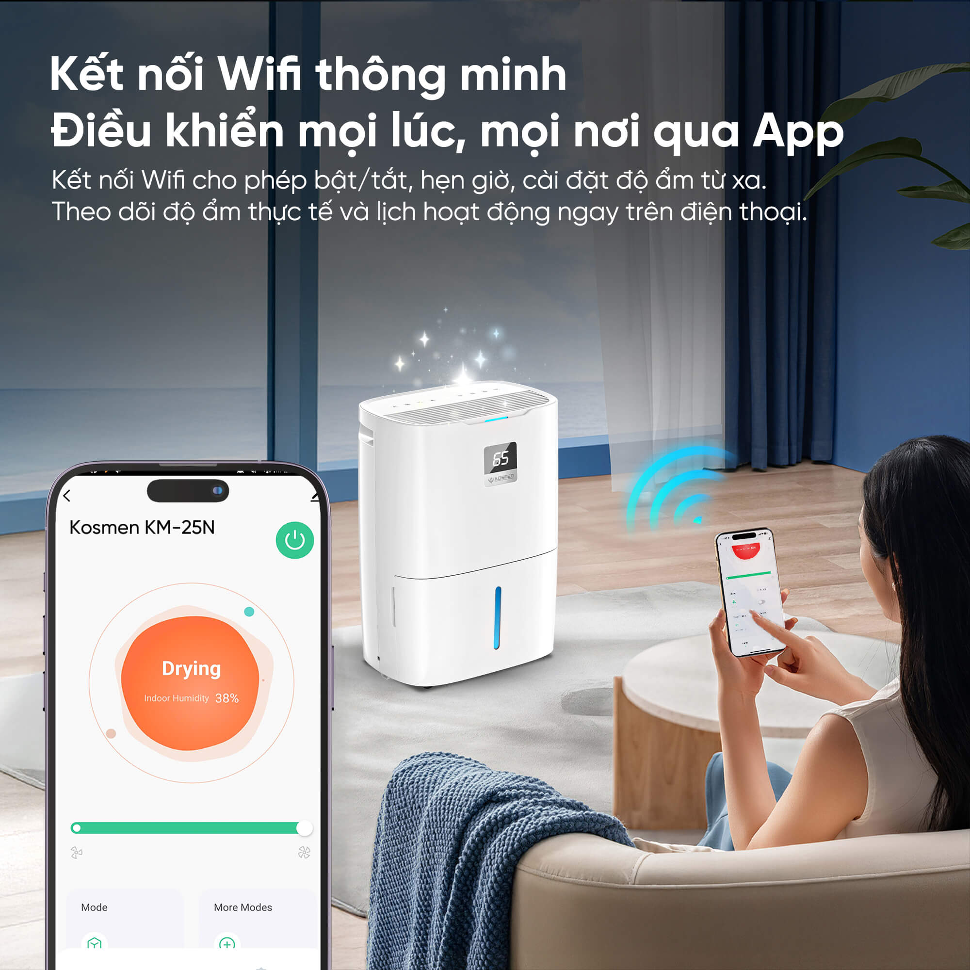 Kosmen KM-25N Household Dehumidifier