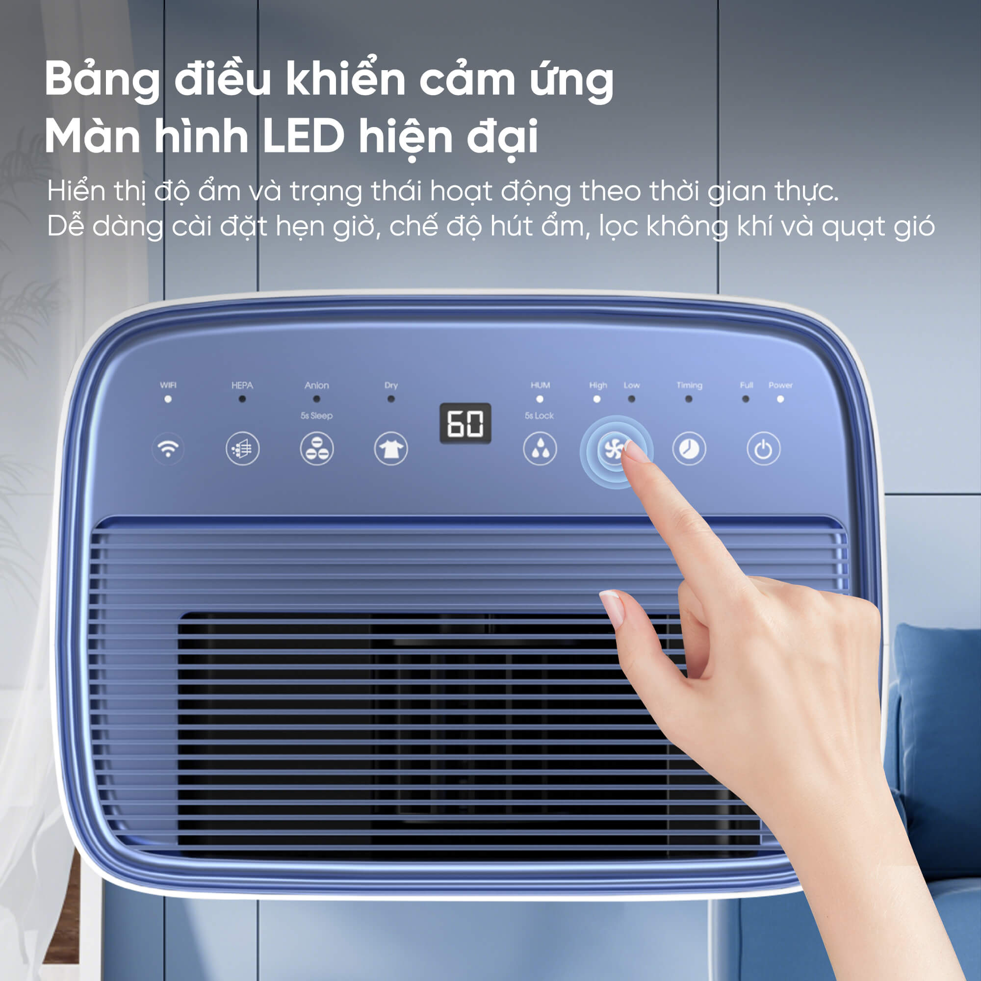 Máy lọc không khí và hút ẩm Kosmen KM-30N