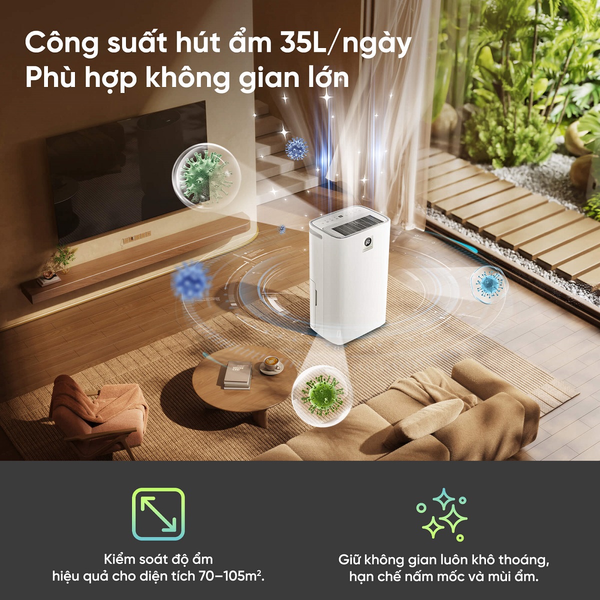 Kosmen ECO-35E Air Purifier & Dehumidifier