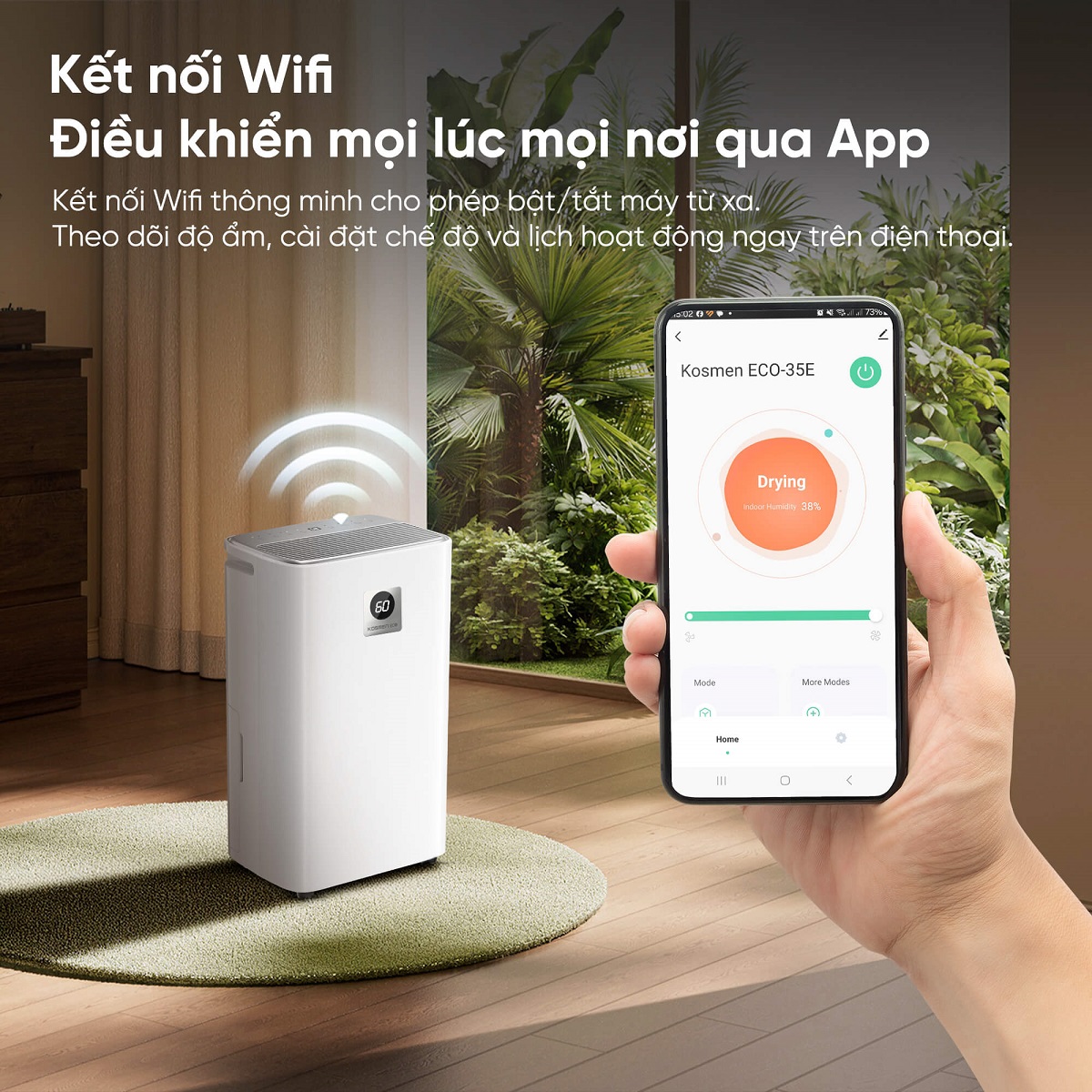 Kosmen ECO-35E Air Purifier & Dehumidifier