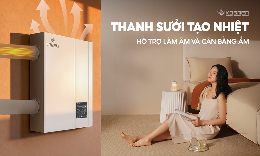 Thanh sưởi tạo nhiệt c&oacute; t&aacute;c dụng gia nhiệt, l&agrave;m ấm kh&ocirc;ng kh&iacute; hiệu quả ở c&aacute;c khu vực lạnh gi&aacute;