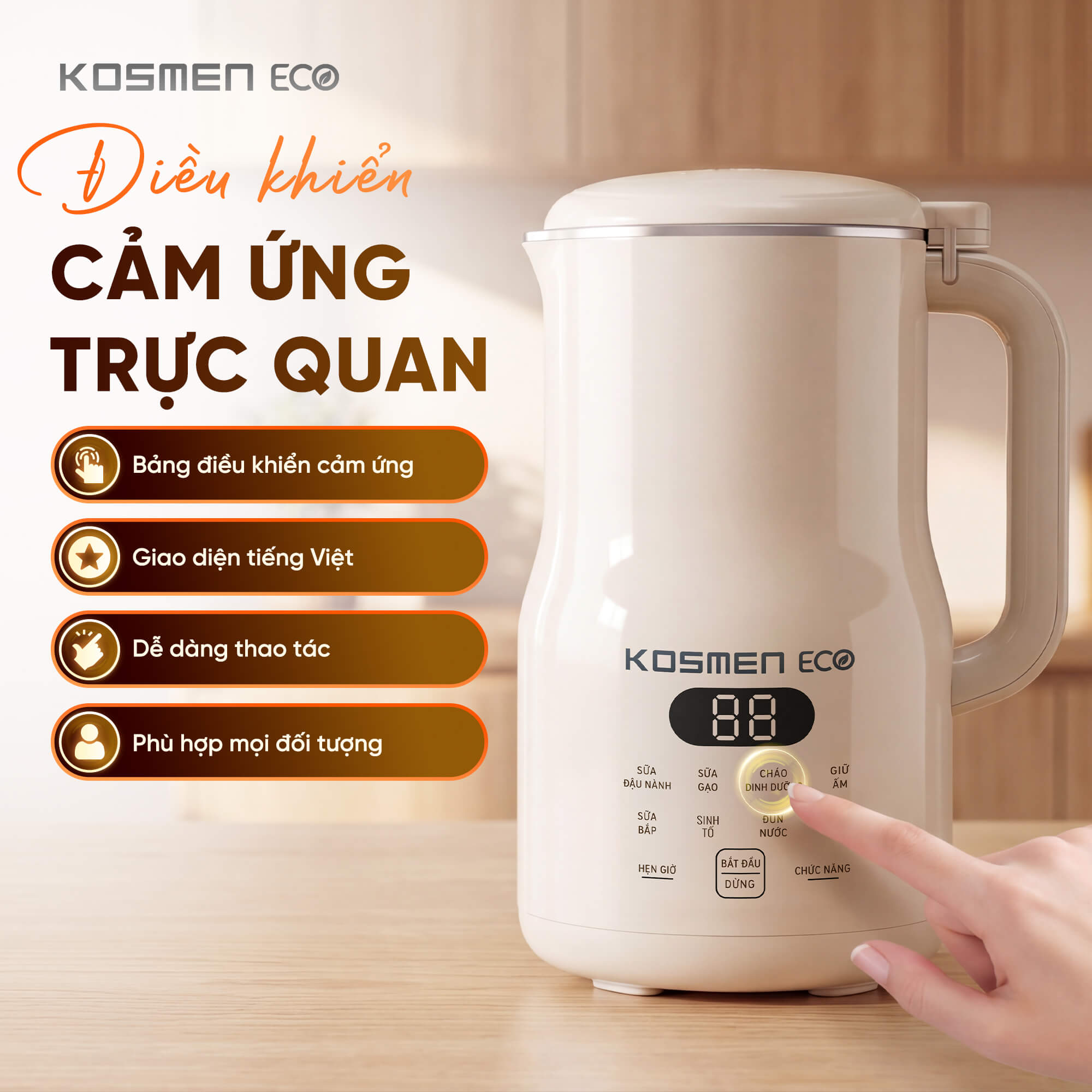 Kosmen Eco Nut Milk Maker ECO-1000BG