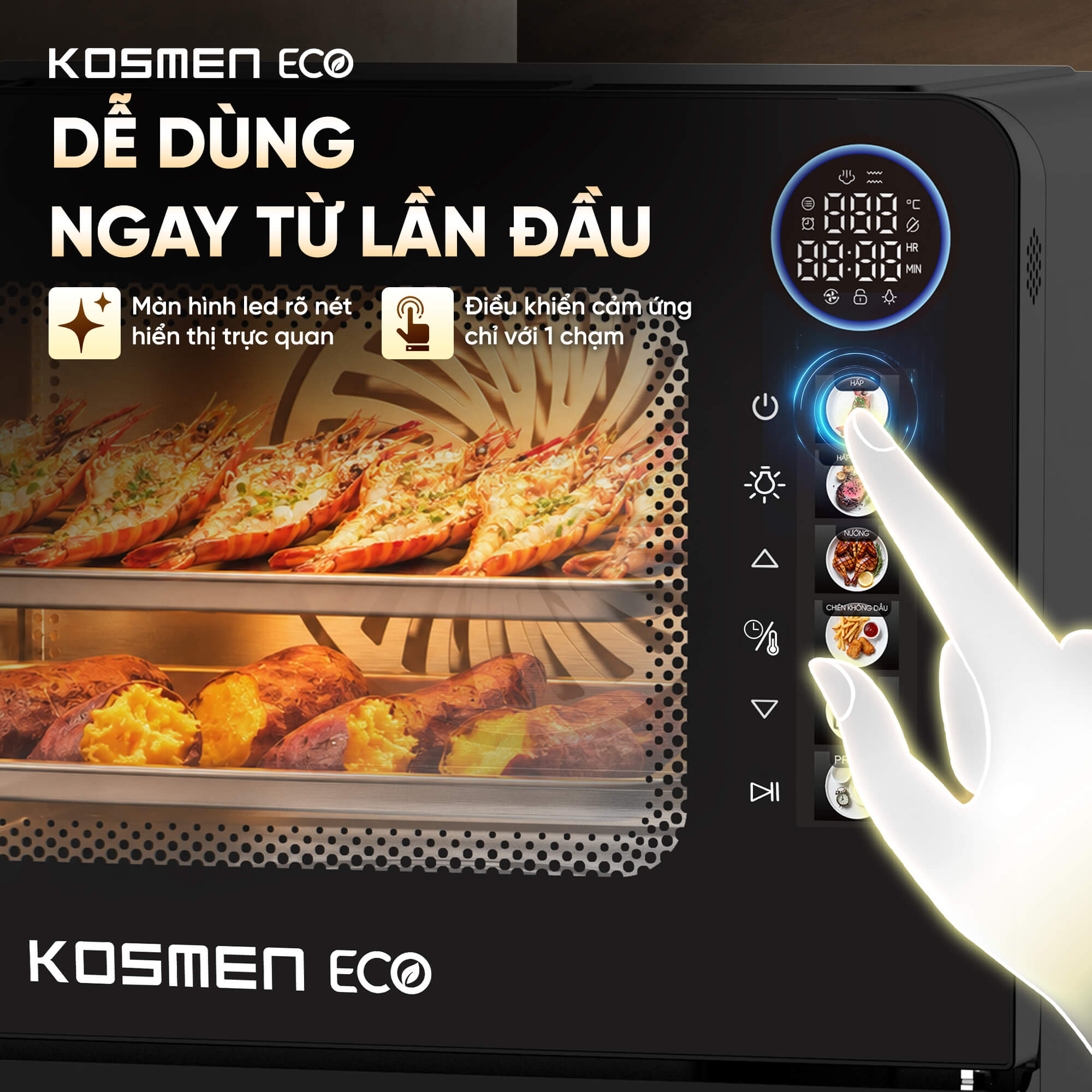 Nồi chiên hơi nước Kosmen Eco ECO-18B