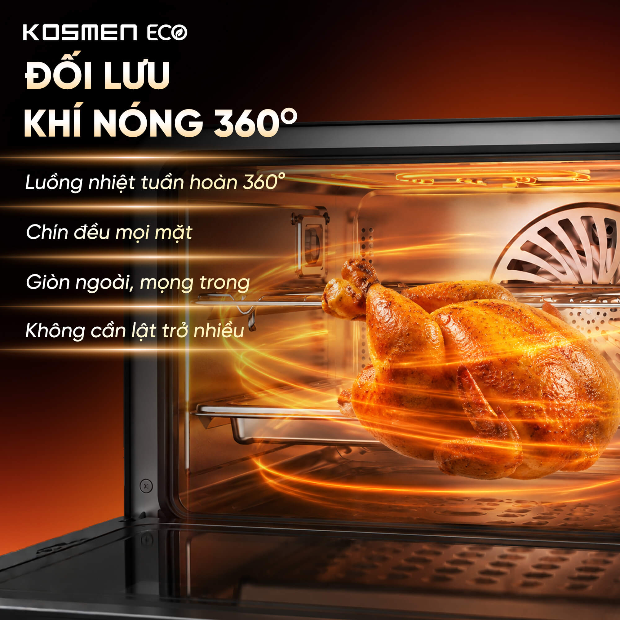 Nồi chiên hơi nước Kosmen Eco ECO-18B