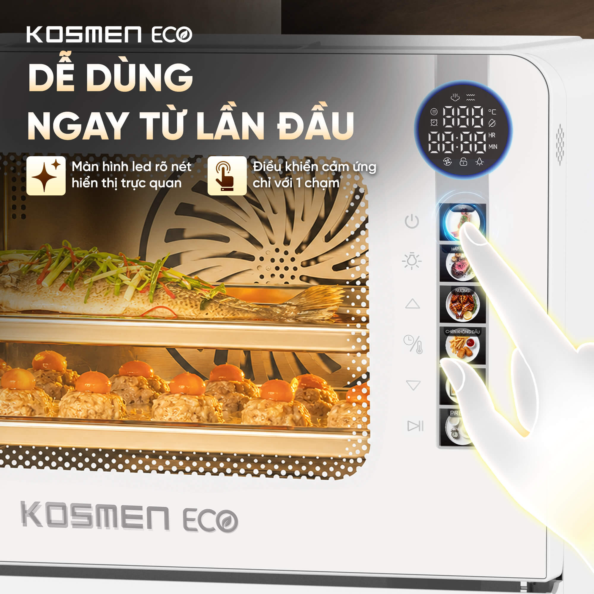 Nồi chiên hơi nước Kosmen Eco ECO-18W