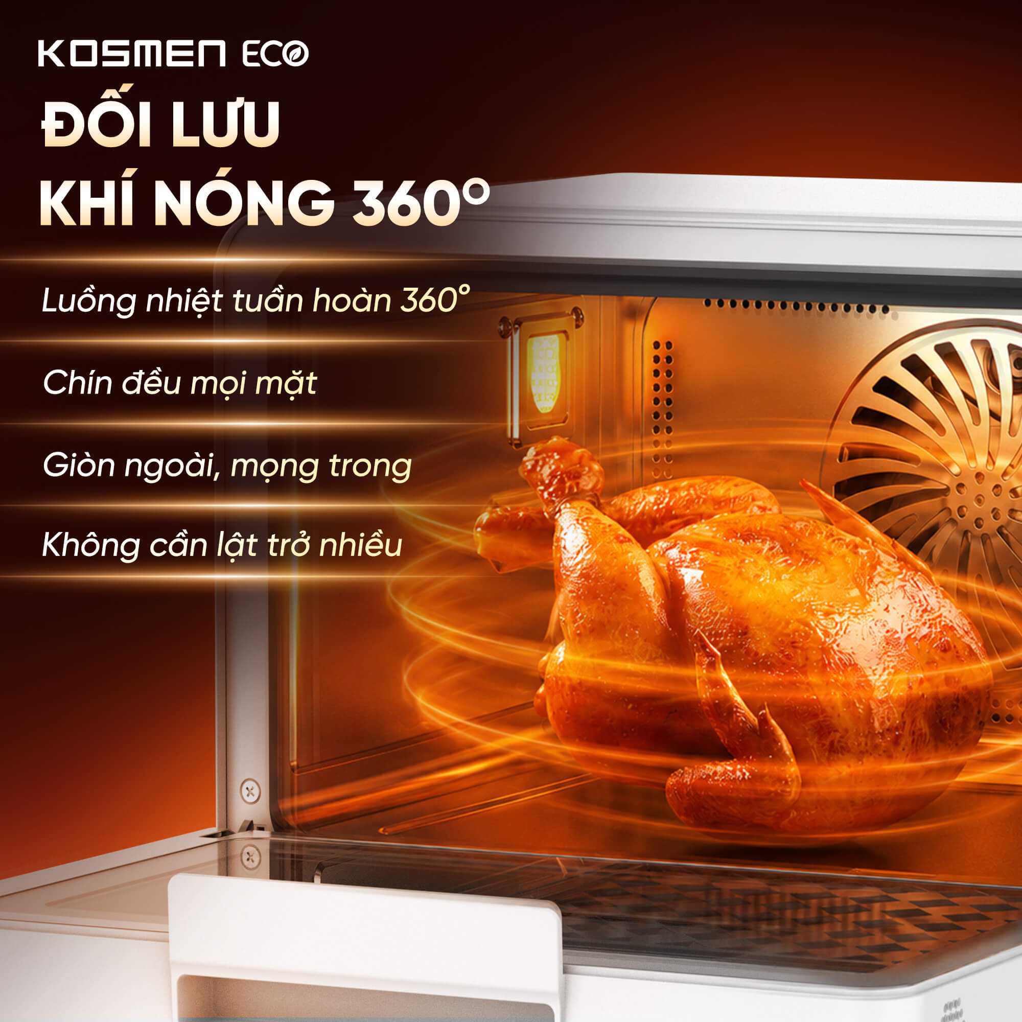Nồi chiên hơi nước Kosmen Eco ECO-18W