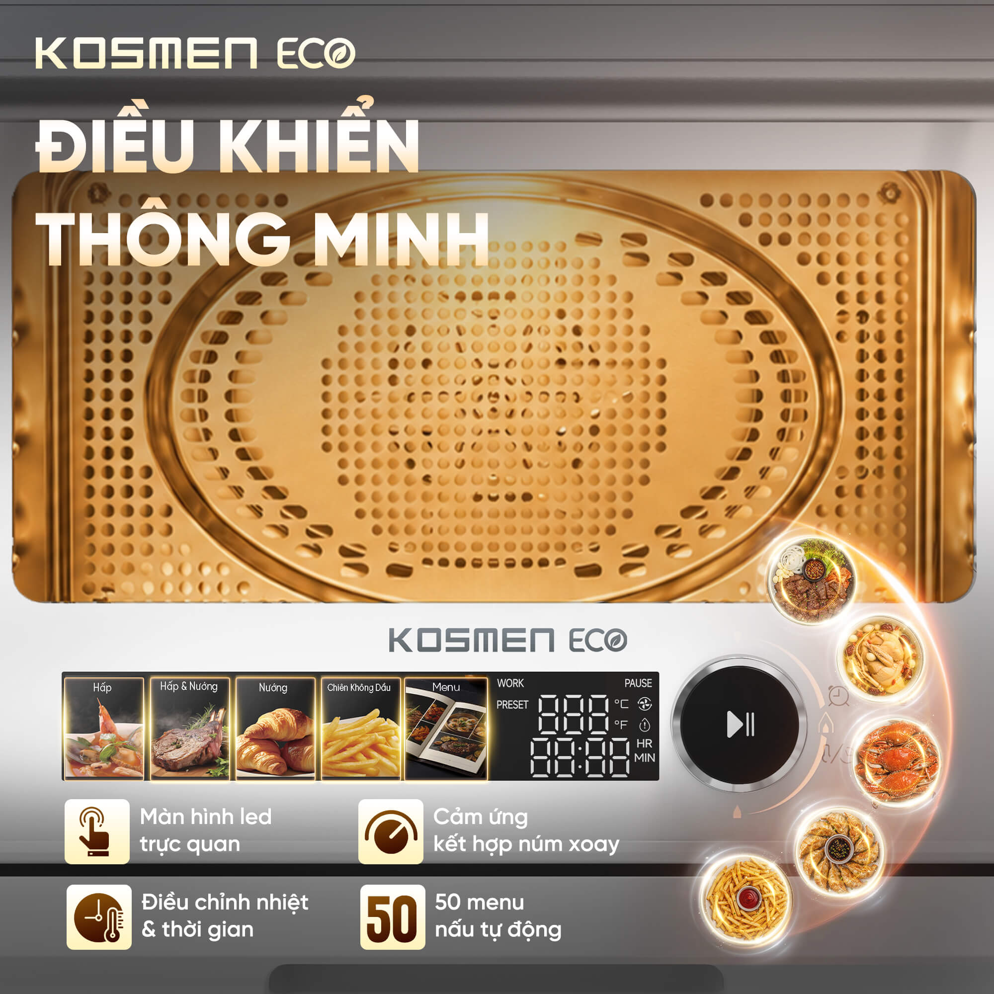 Nồi chiên hơi nước Kosmen Eco ECO-23W