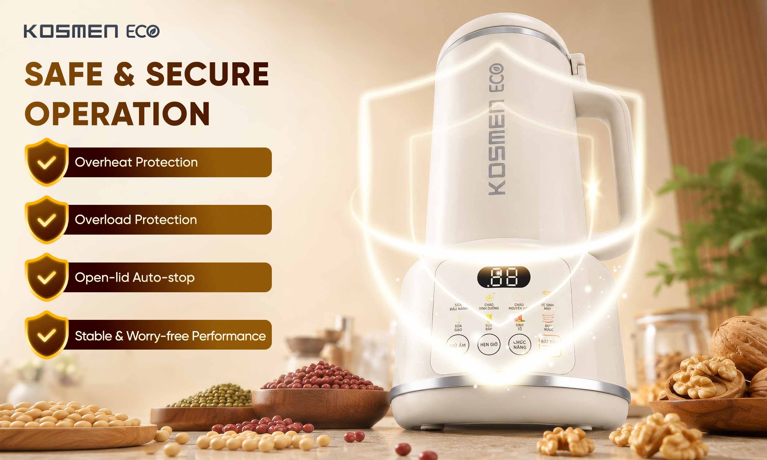 Safety Tips for Using the Kosmen Eco ECO-500BG Nut Milk Maker