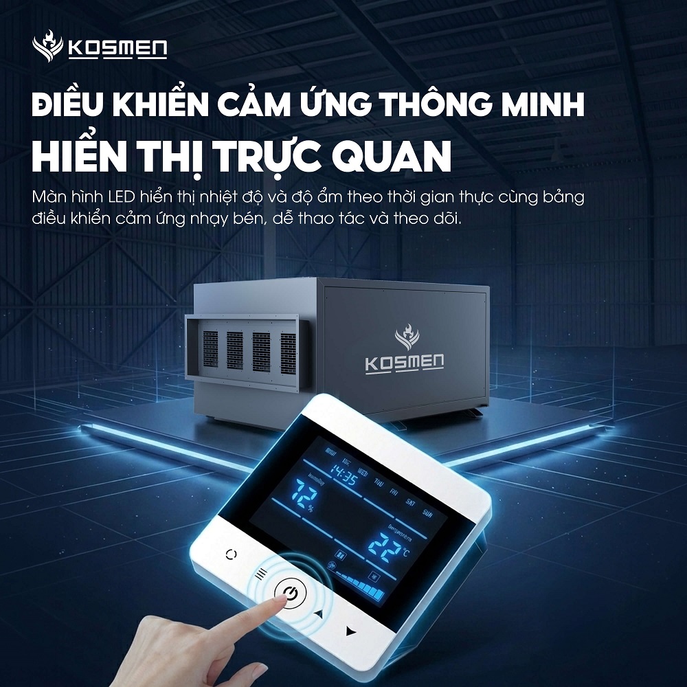 Máy hút ẩm âm trần Kosmen KM-480DS