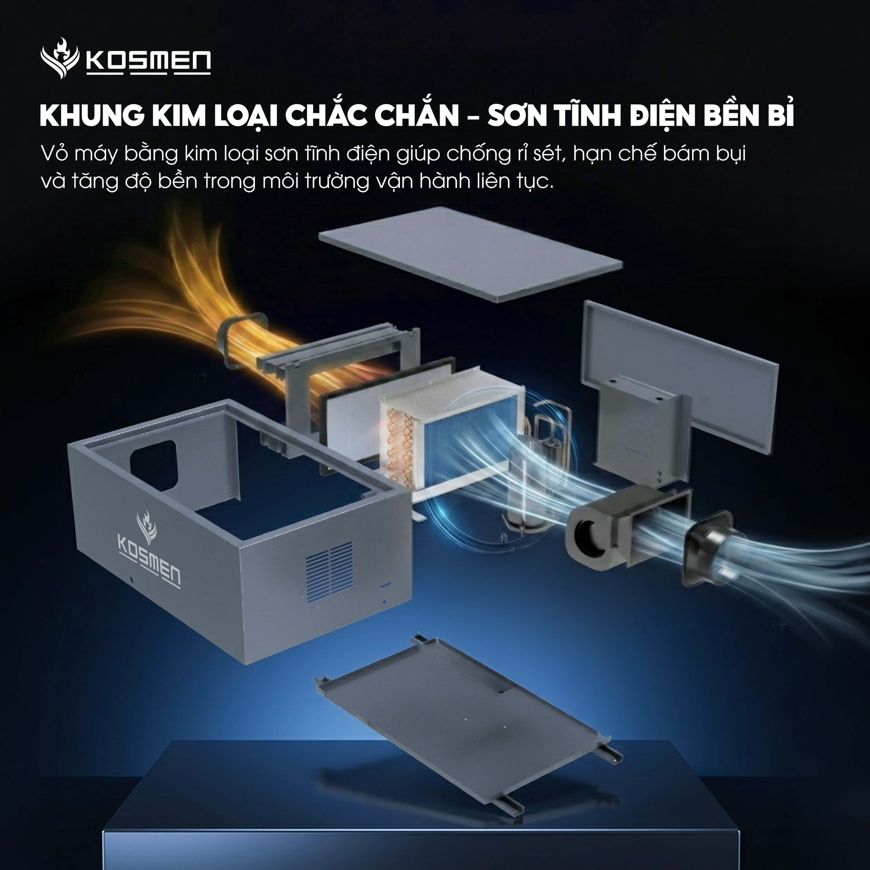 Kosmen KM-66E Ceiling-Mounted Dehumidifier