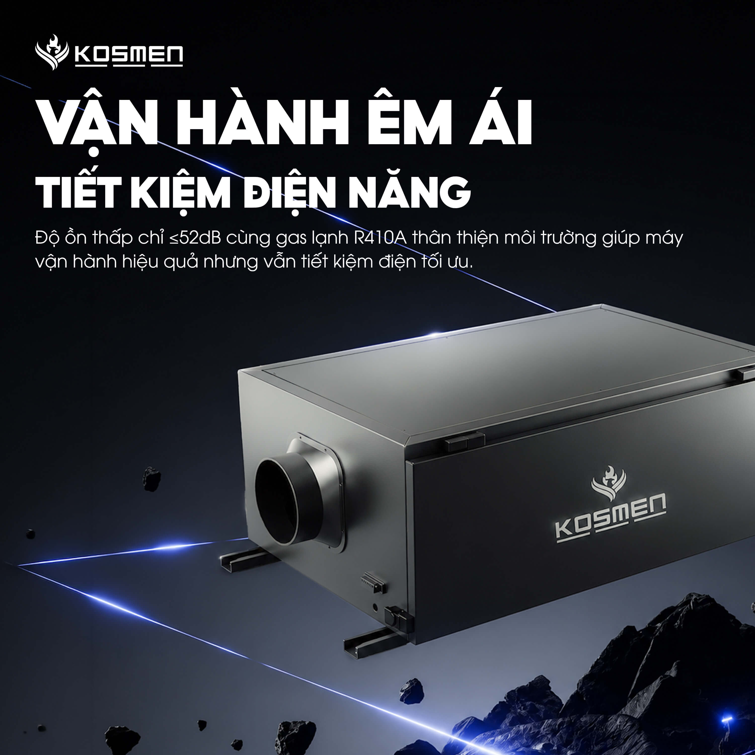 Kosmen KM-66E Ceiling-Mounted Dehumidifier