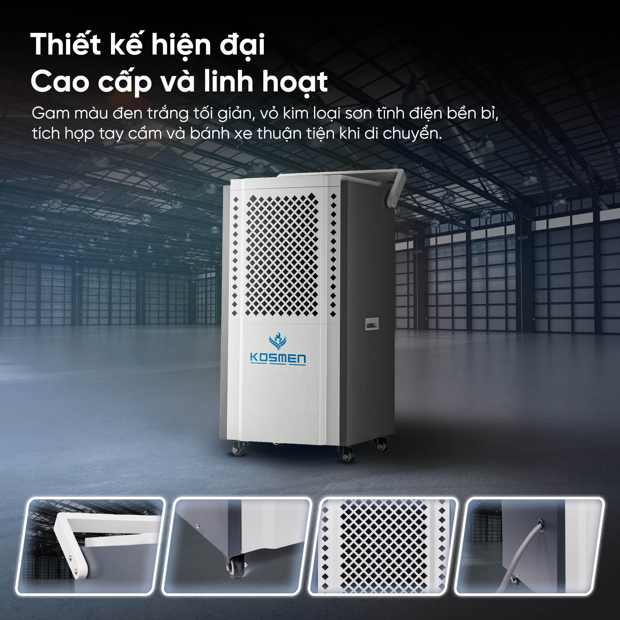 Kosmen KM-150S Industrial Dehumidifier