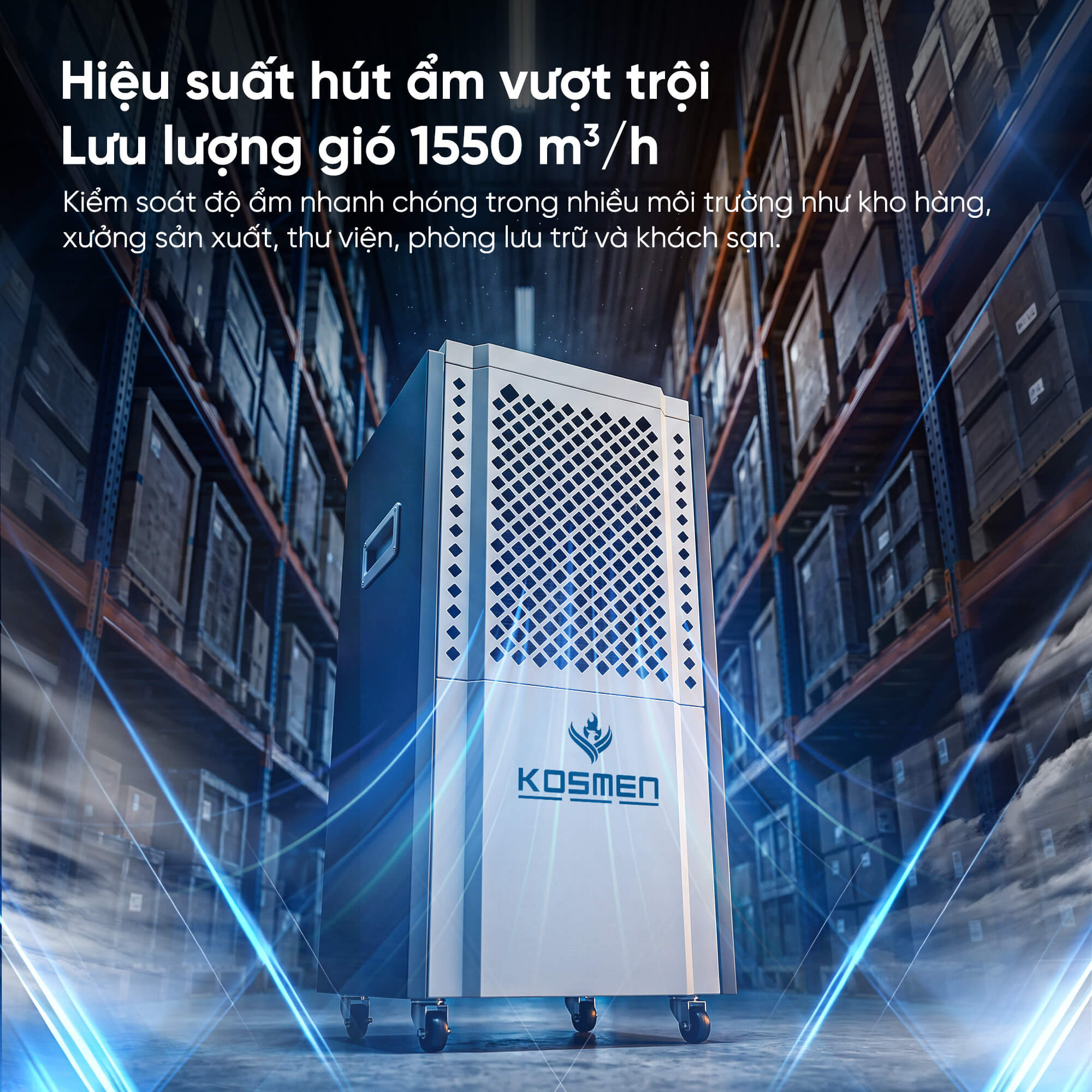 Kosmen KM-150S Industrial Dehumidifier
