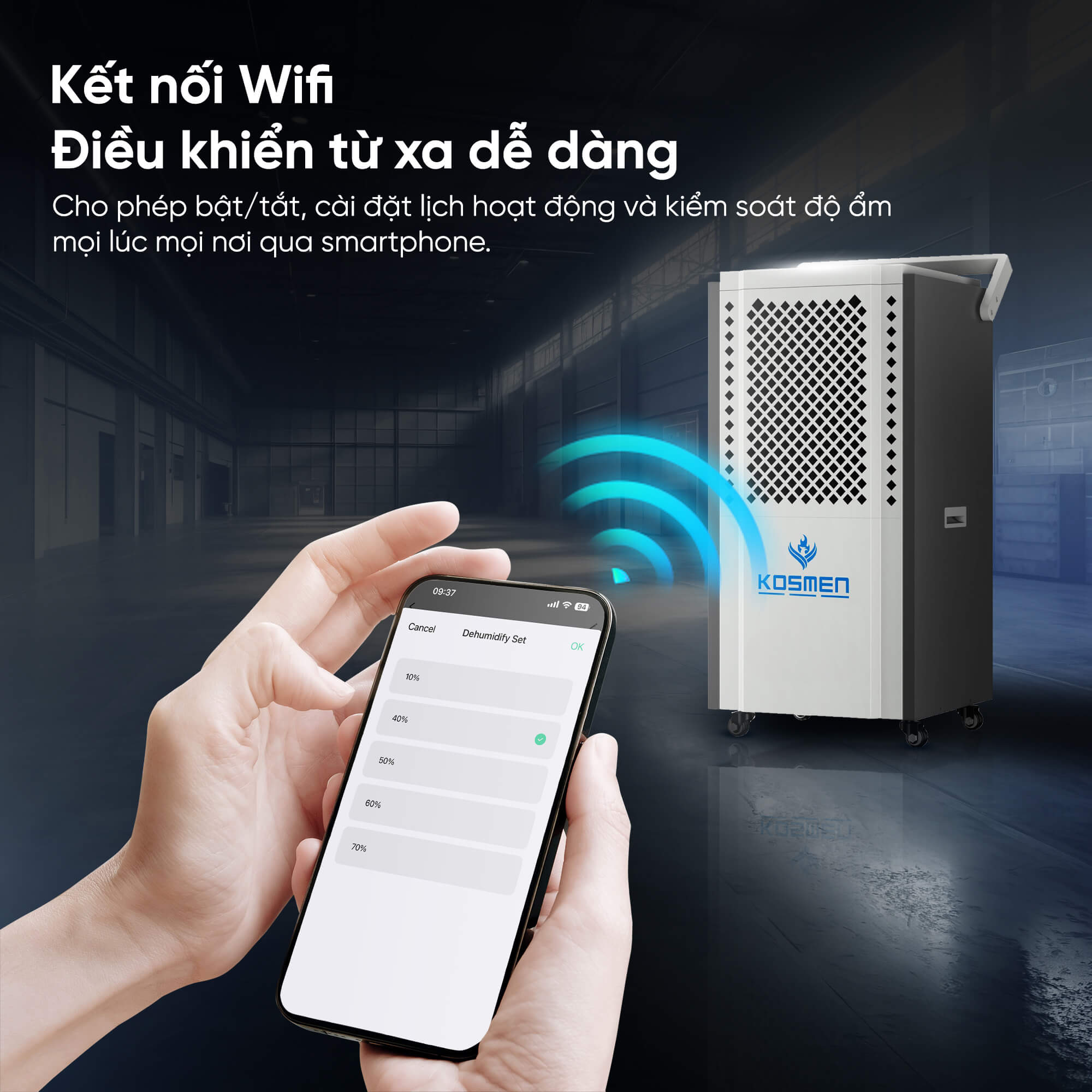 Kosmen KM-150S Industrial Dehumidifier