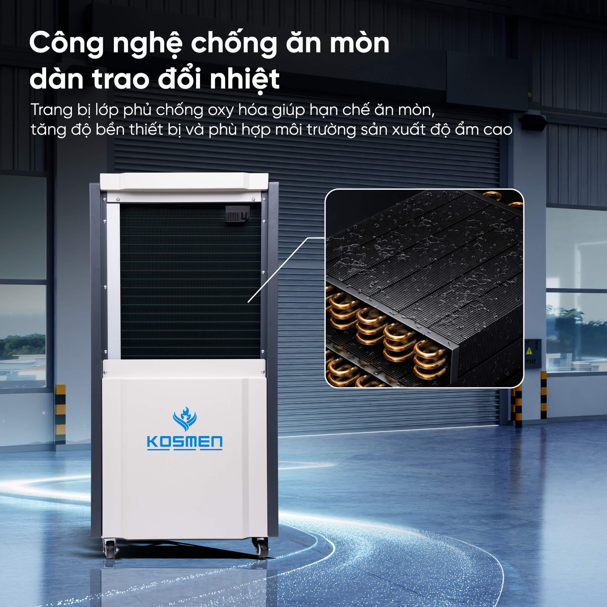 Kosmen KM-150S Industrial Dehumidifier