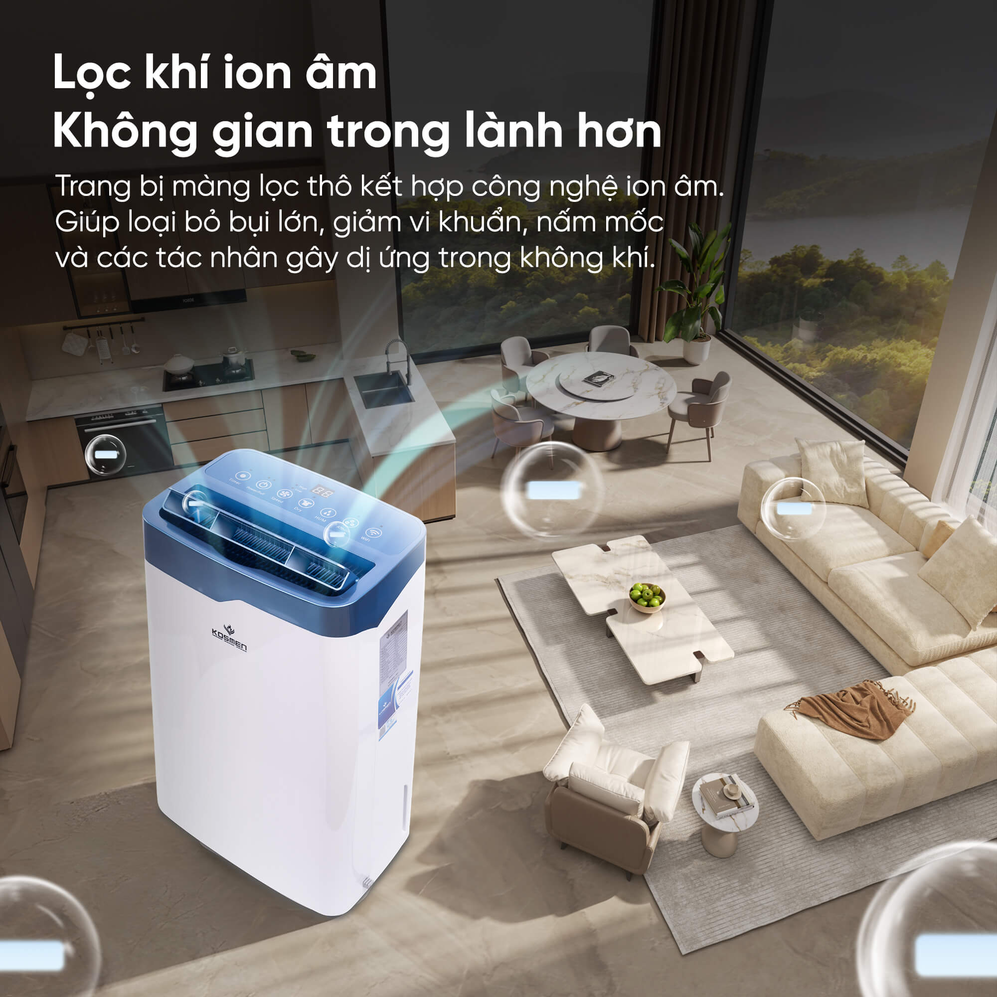 Máy hút ẩm Kosmen KM-20N