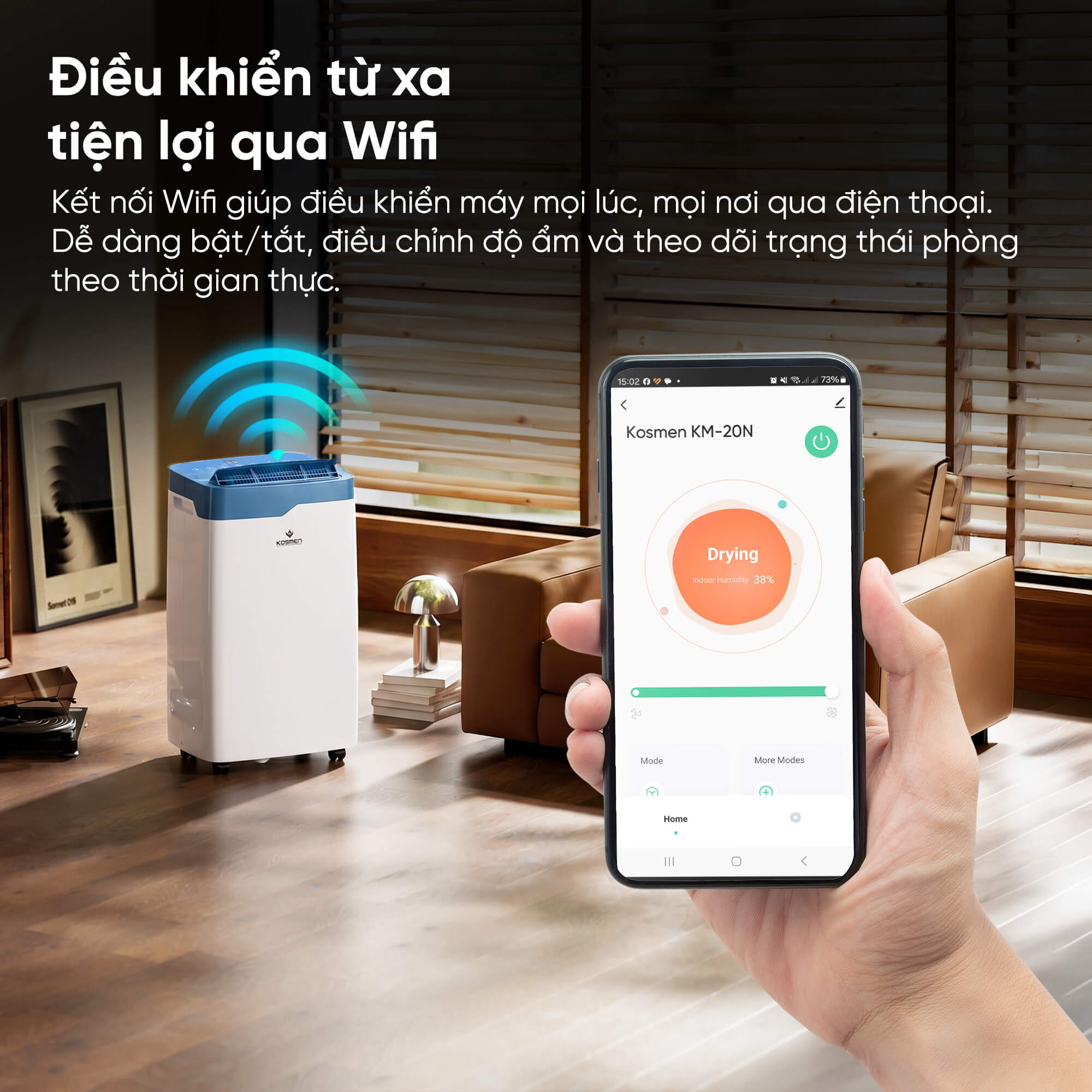 Máy hút ẩm Kosmen KM-20N