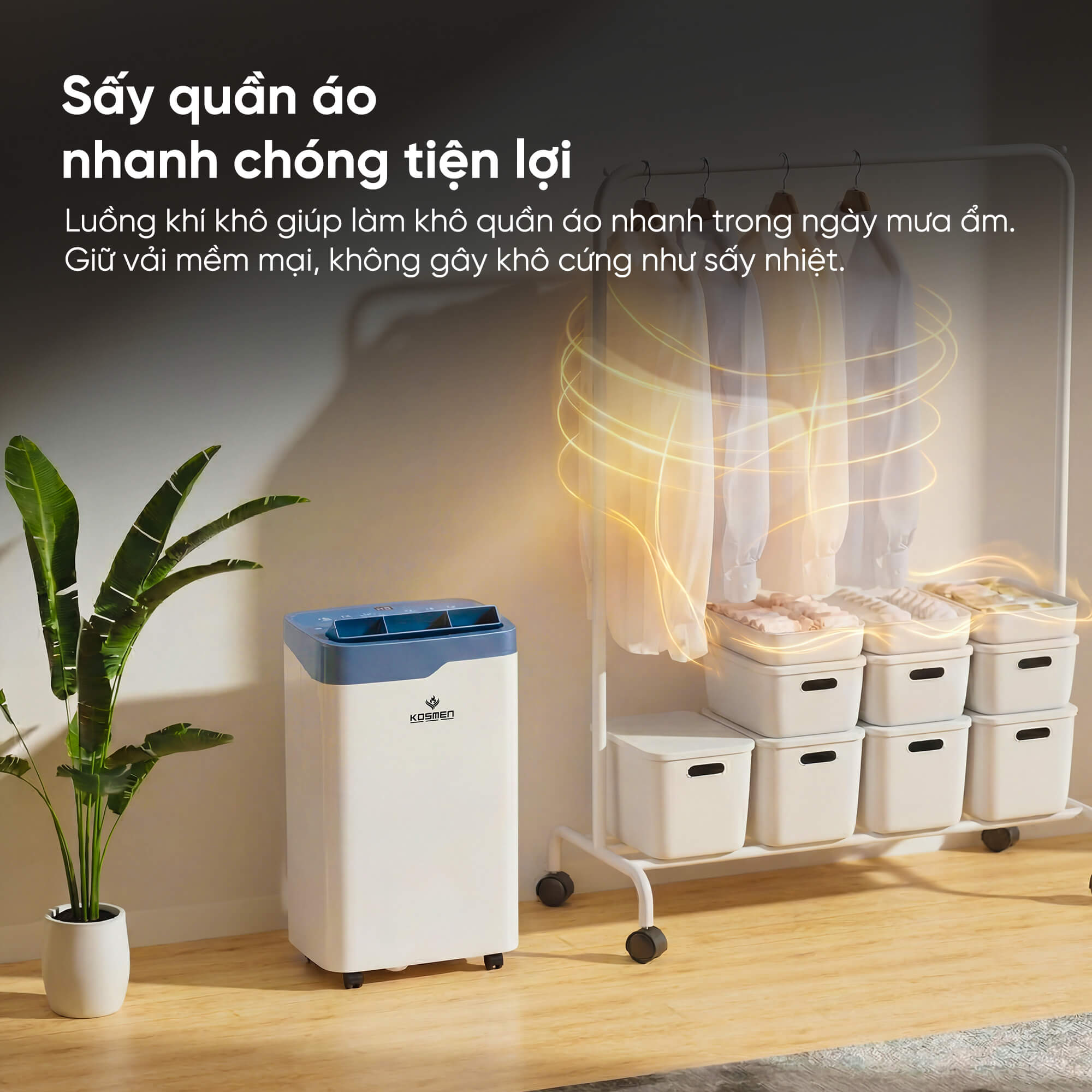 Máy hút ẩm Kosmen KM-20N