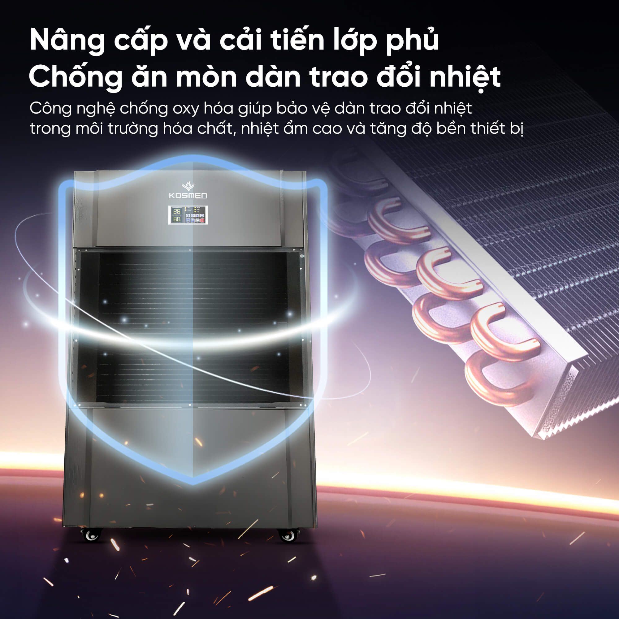 Máy hút ẩm công nghiệp Kosmen KM-480S