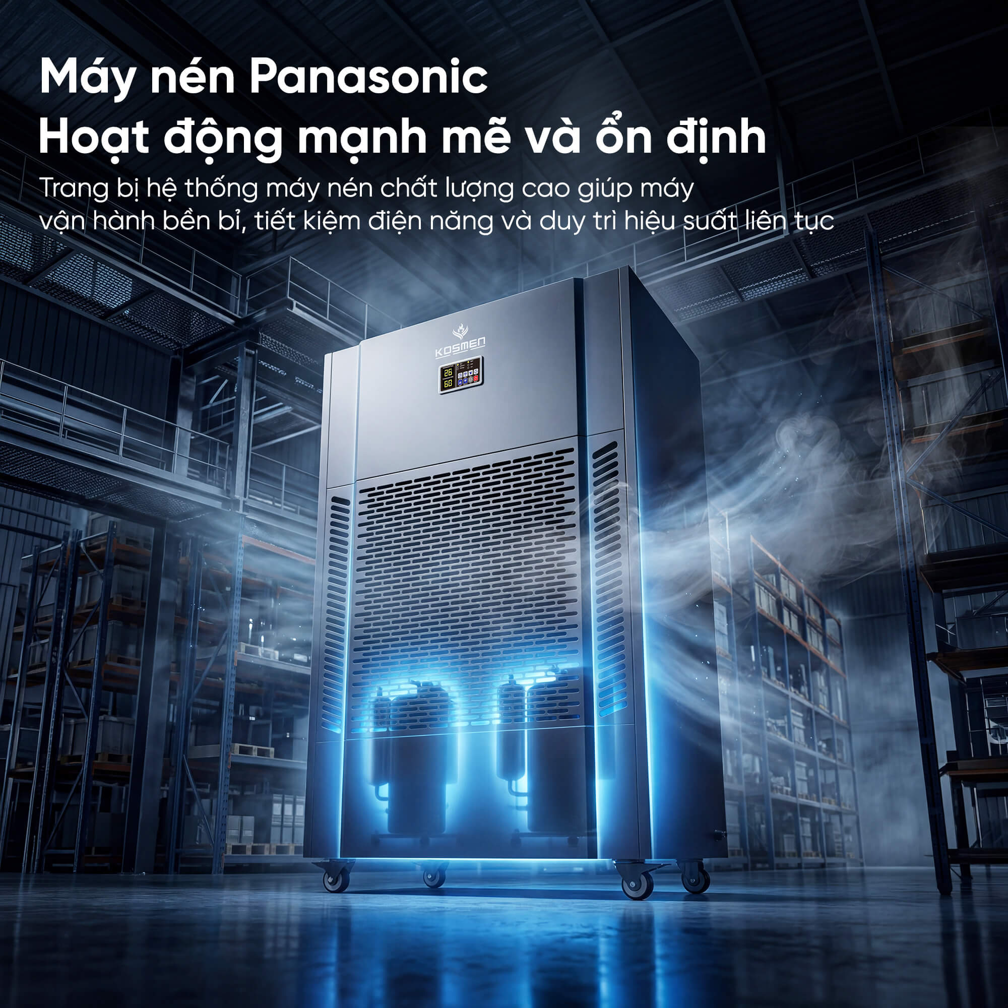 Máy hút ẩm công nghiệp Kosmen KM-480S