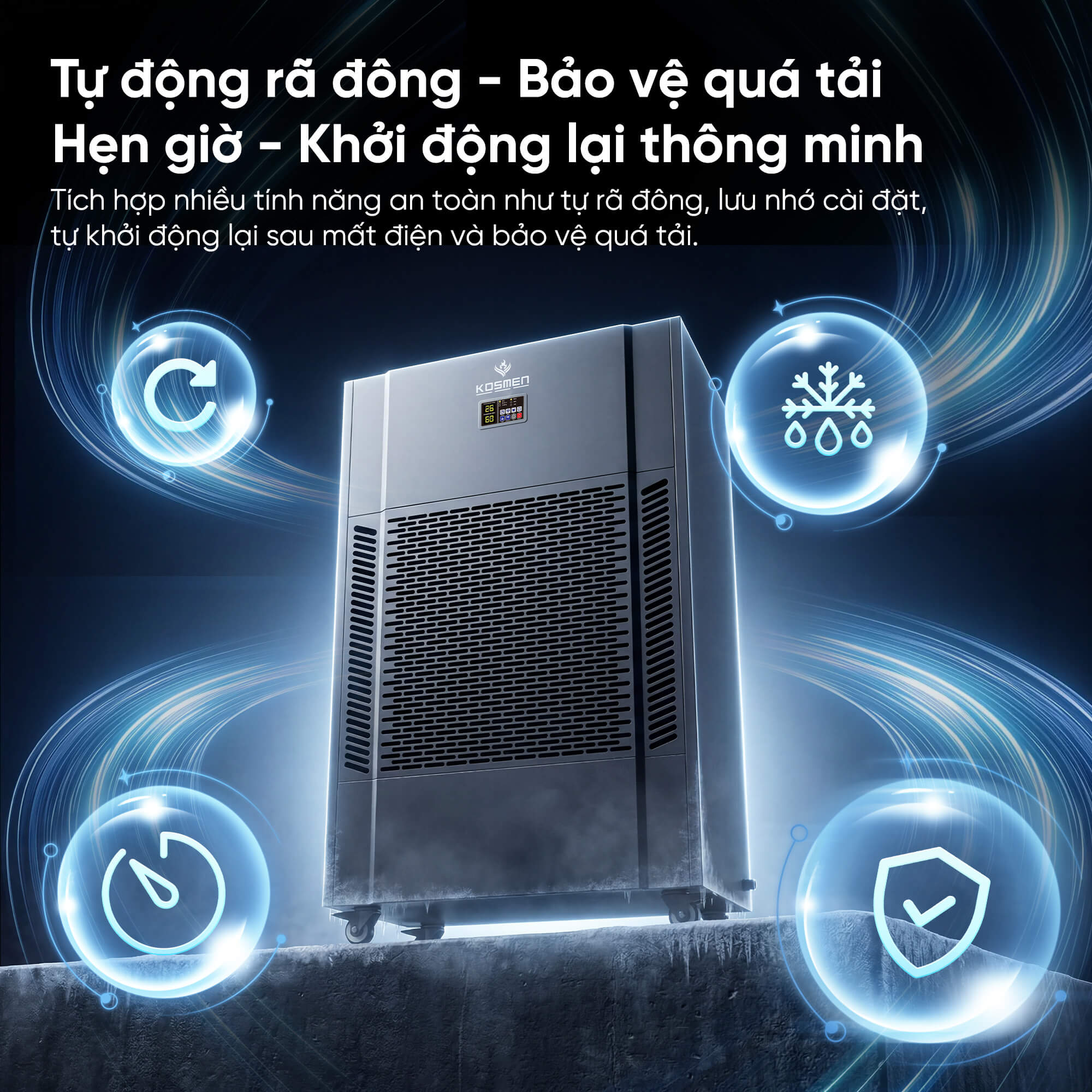 Máy hút ẩm công nghiệp Kosmen KM-480S