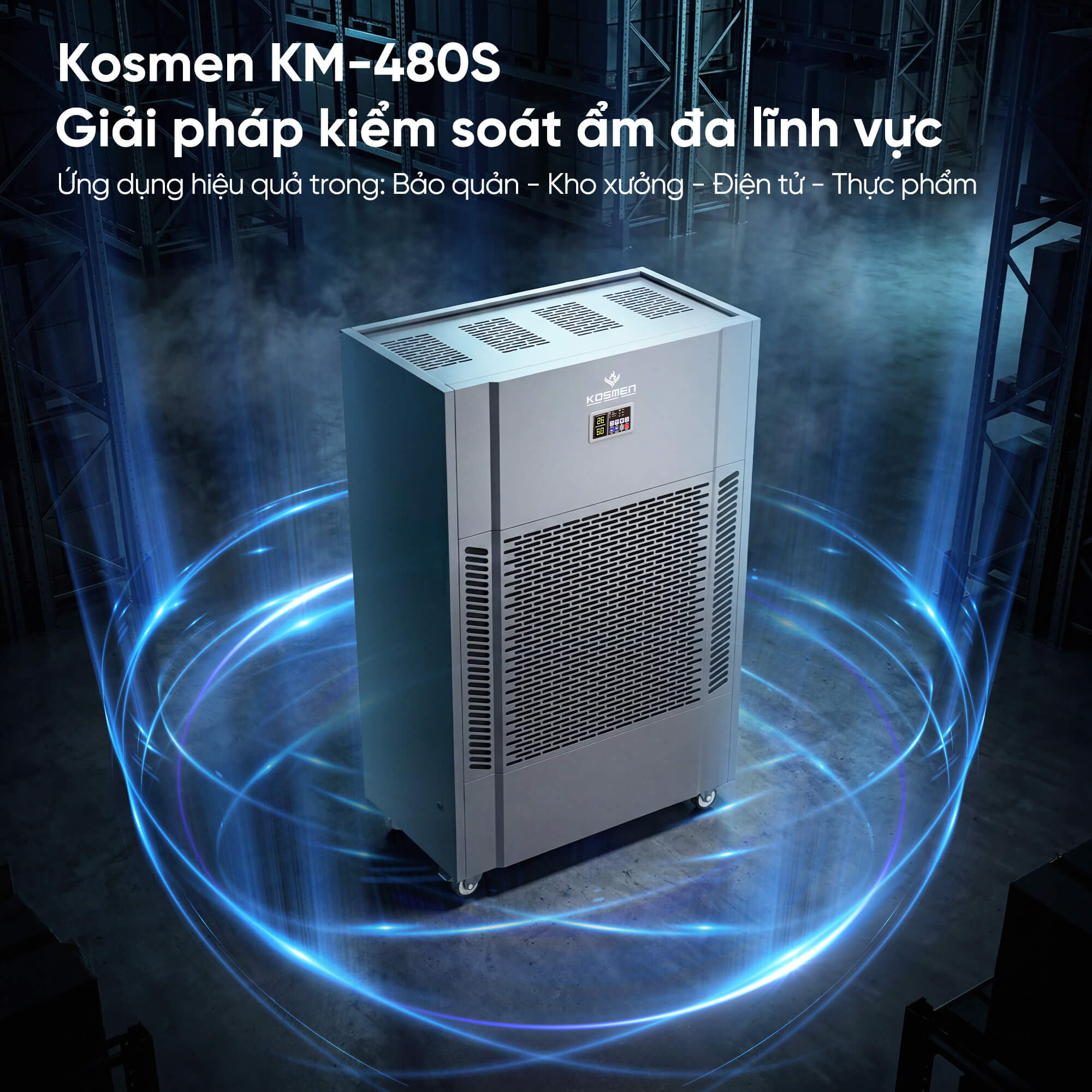 Máy hút ẩm công nghiệp Kosmen KM-480S
