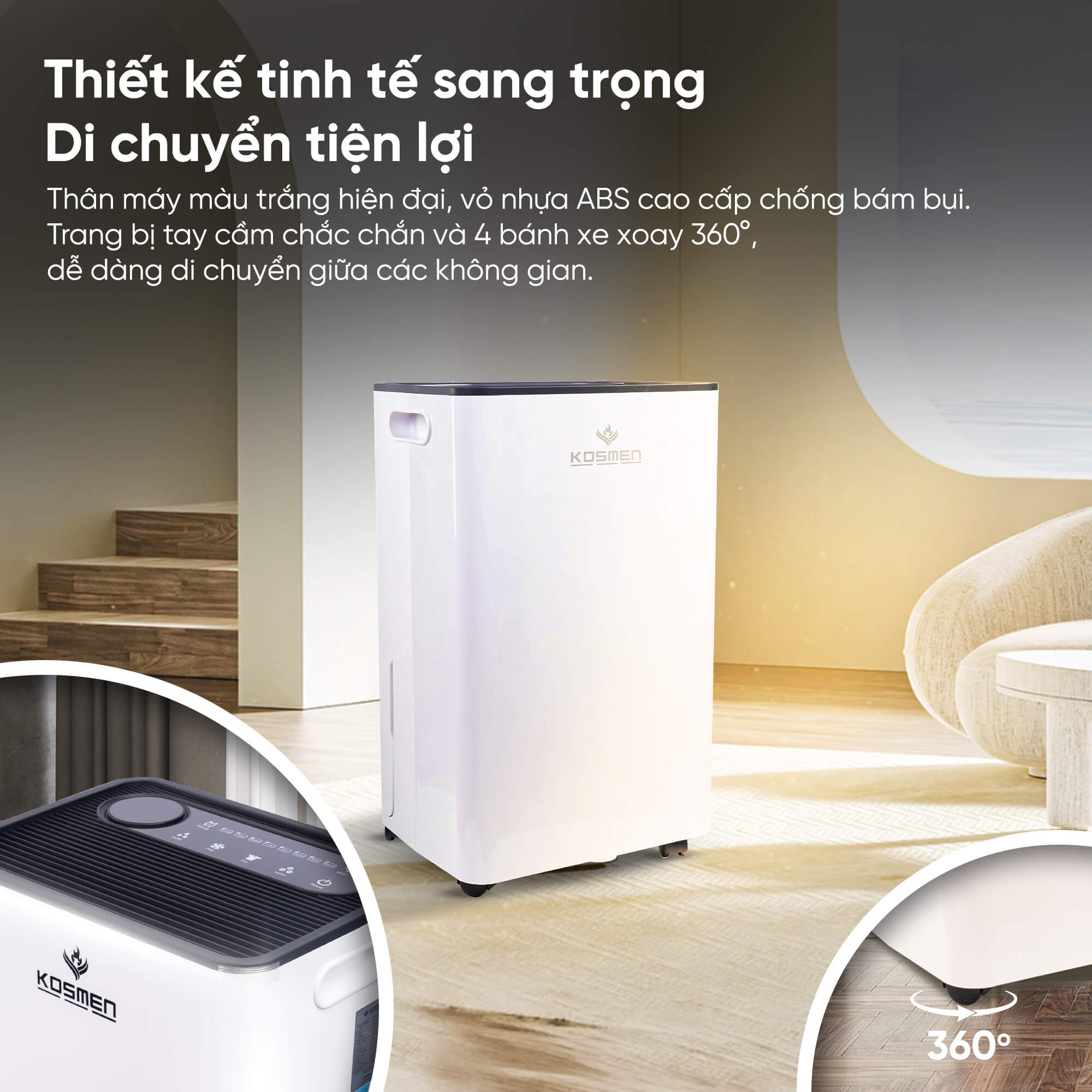 Máy hút ẩm Kosmen KM-60S