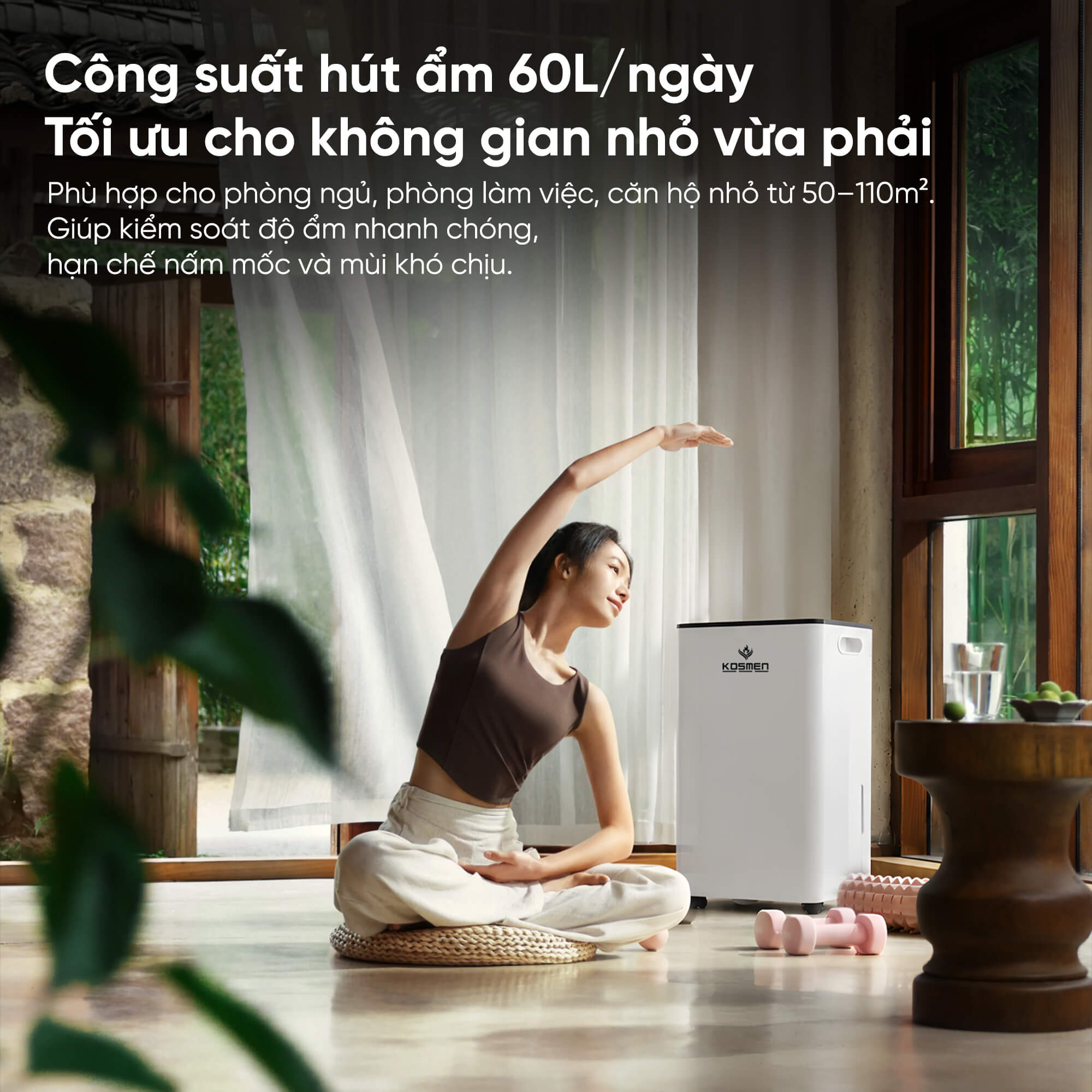 Máy hút ẩm Kosmen KM-60S