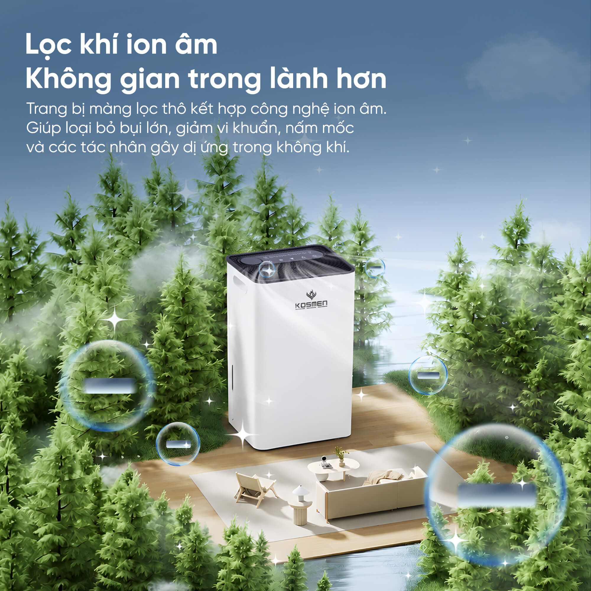 Máy hút ẩm Kosmen KM-60S