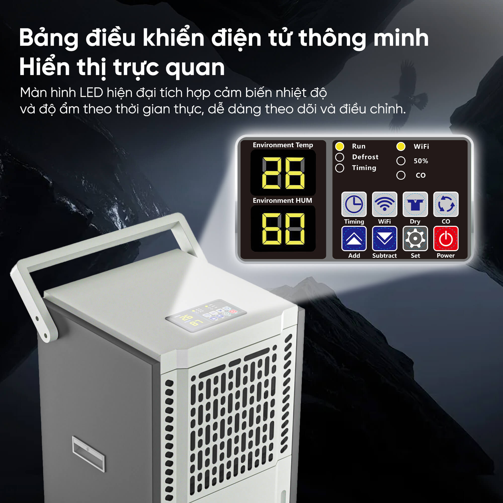 Máy hút ẩm công nghiệp Kosmen KM-90S