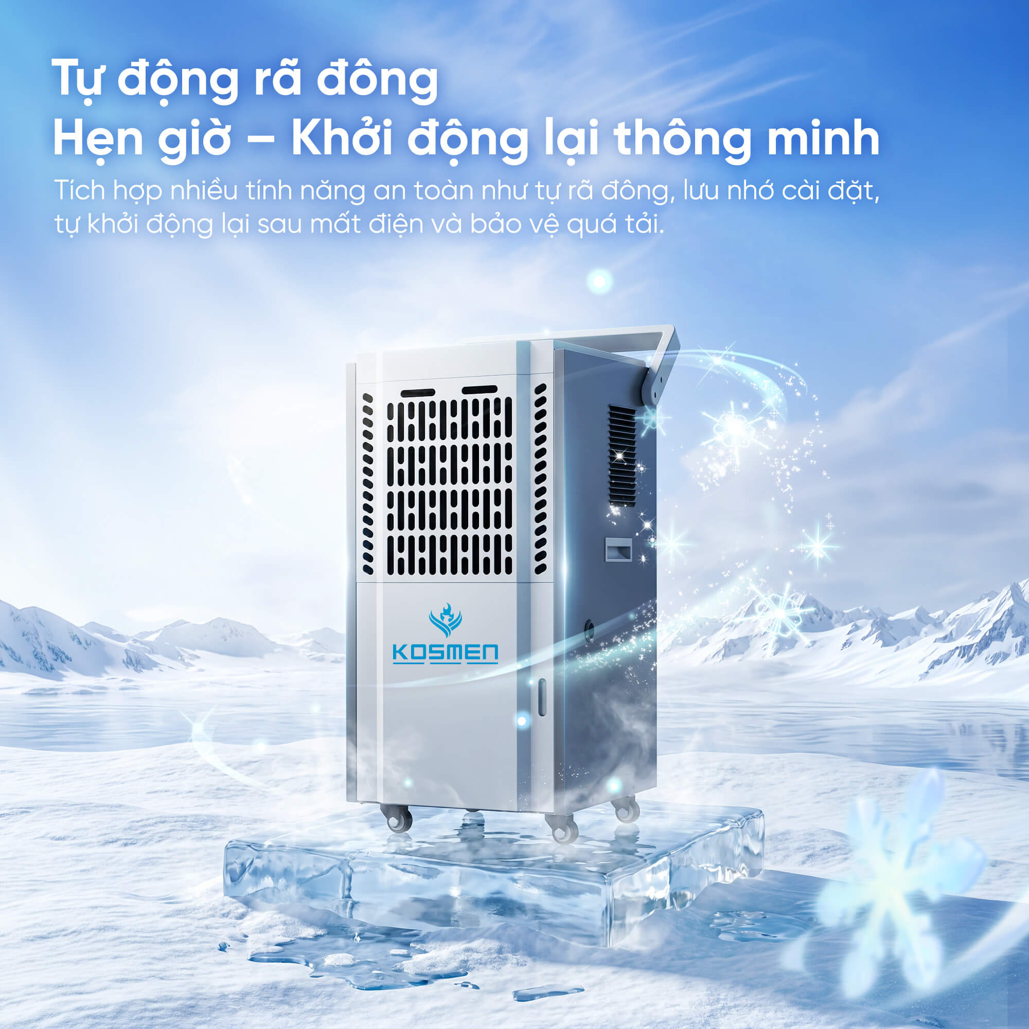 Máy hút ẩm công nghiệp Kosmen KM-90S