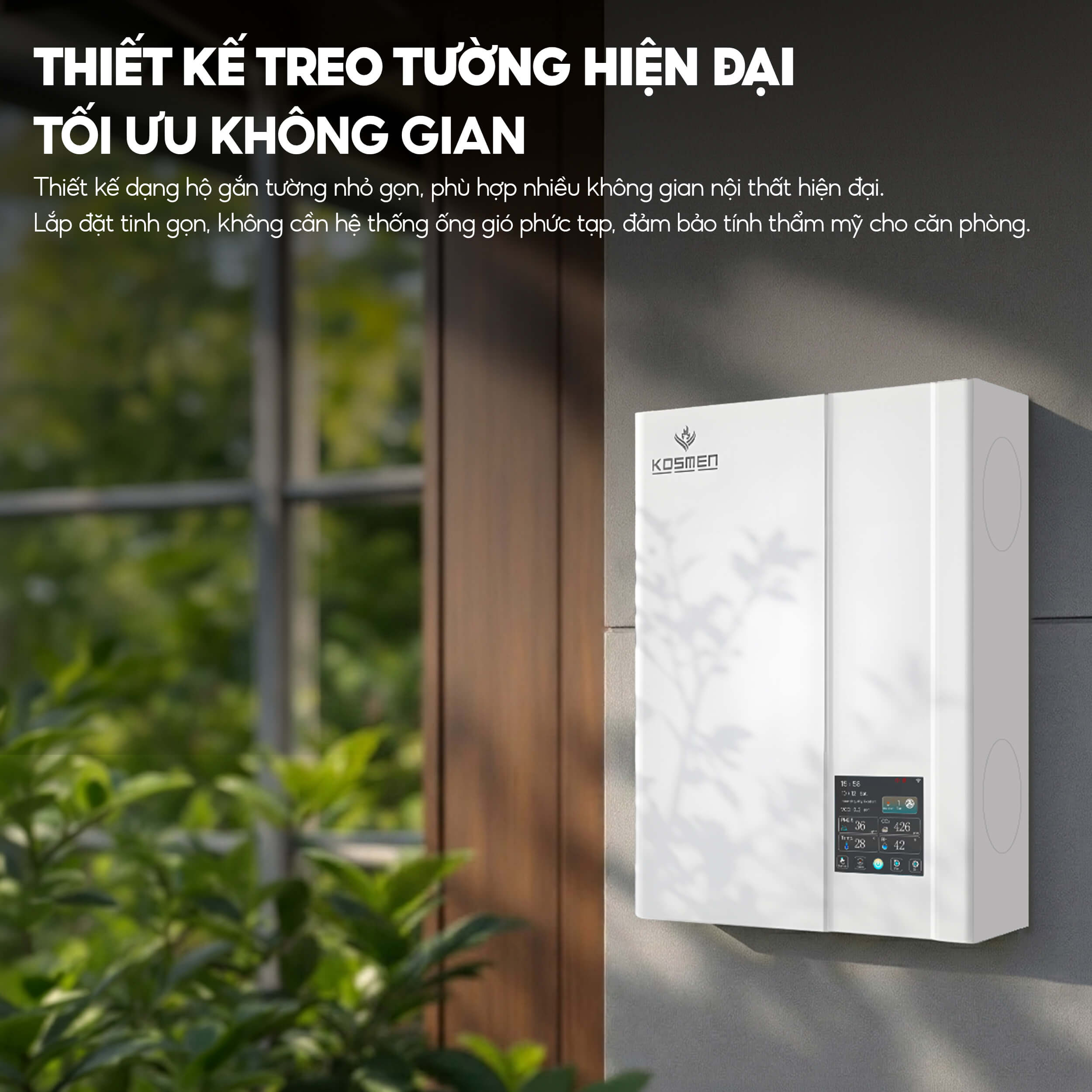 Máy cấp khí tươi và lọc không khí Kosmen KM-A150