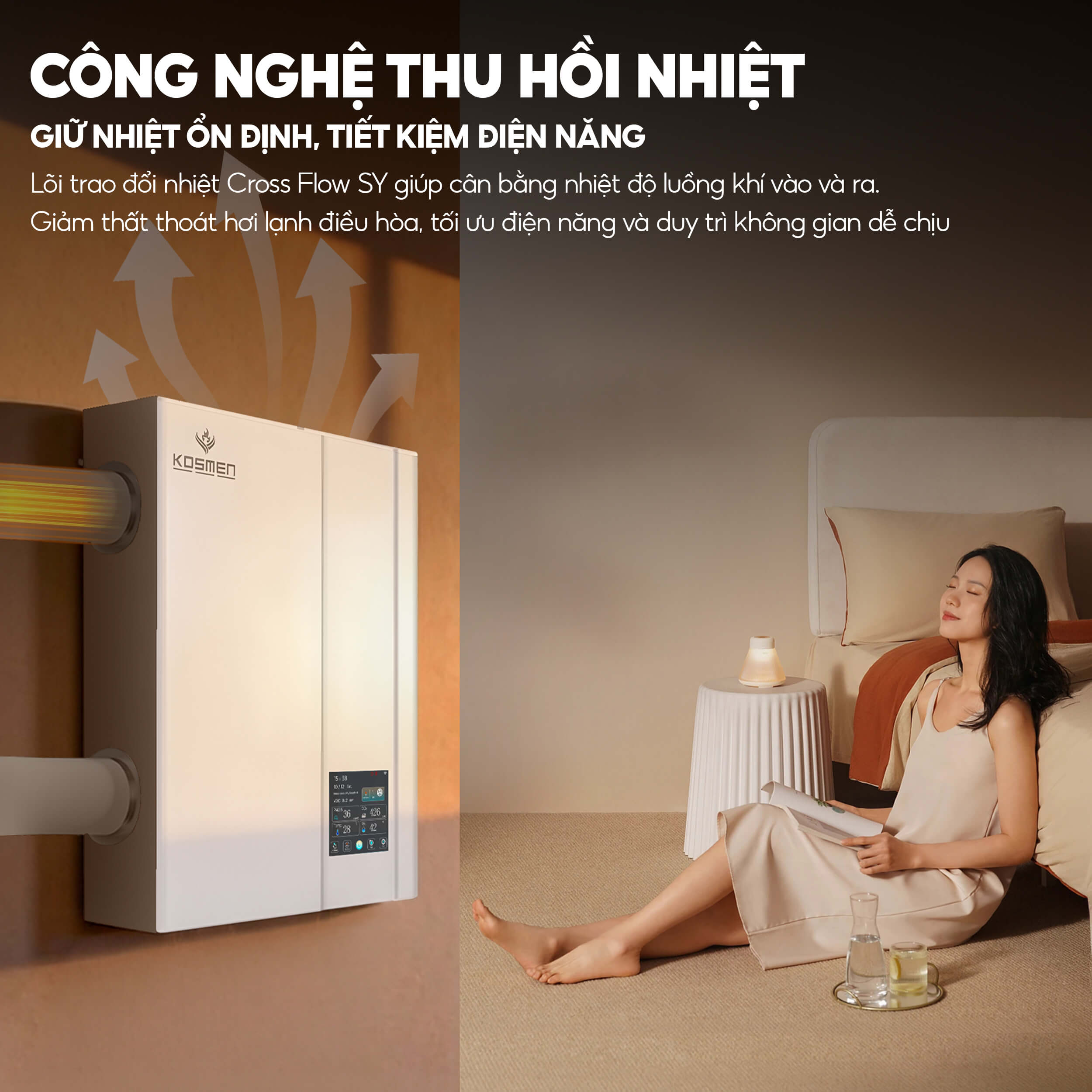 Máy cấp khí tươi và lọc không khí Kosmen KM-A150