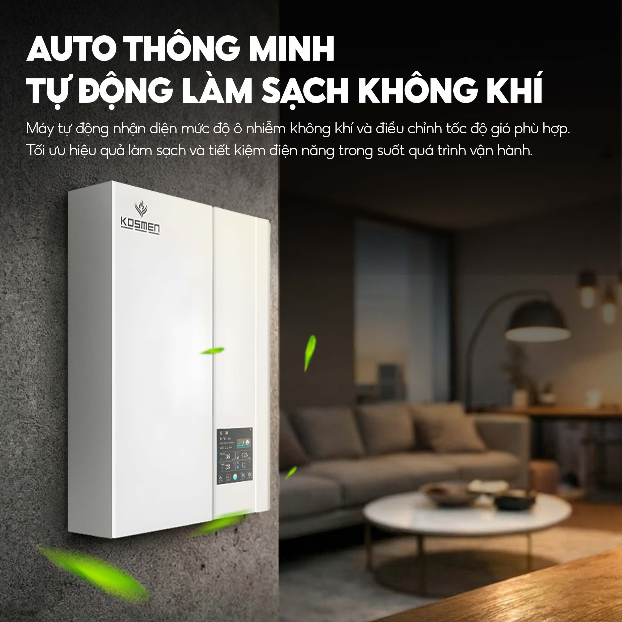 Máy cấp khí tươi và lọc không khí Kosmen KM-A150