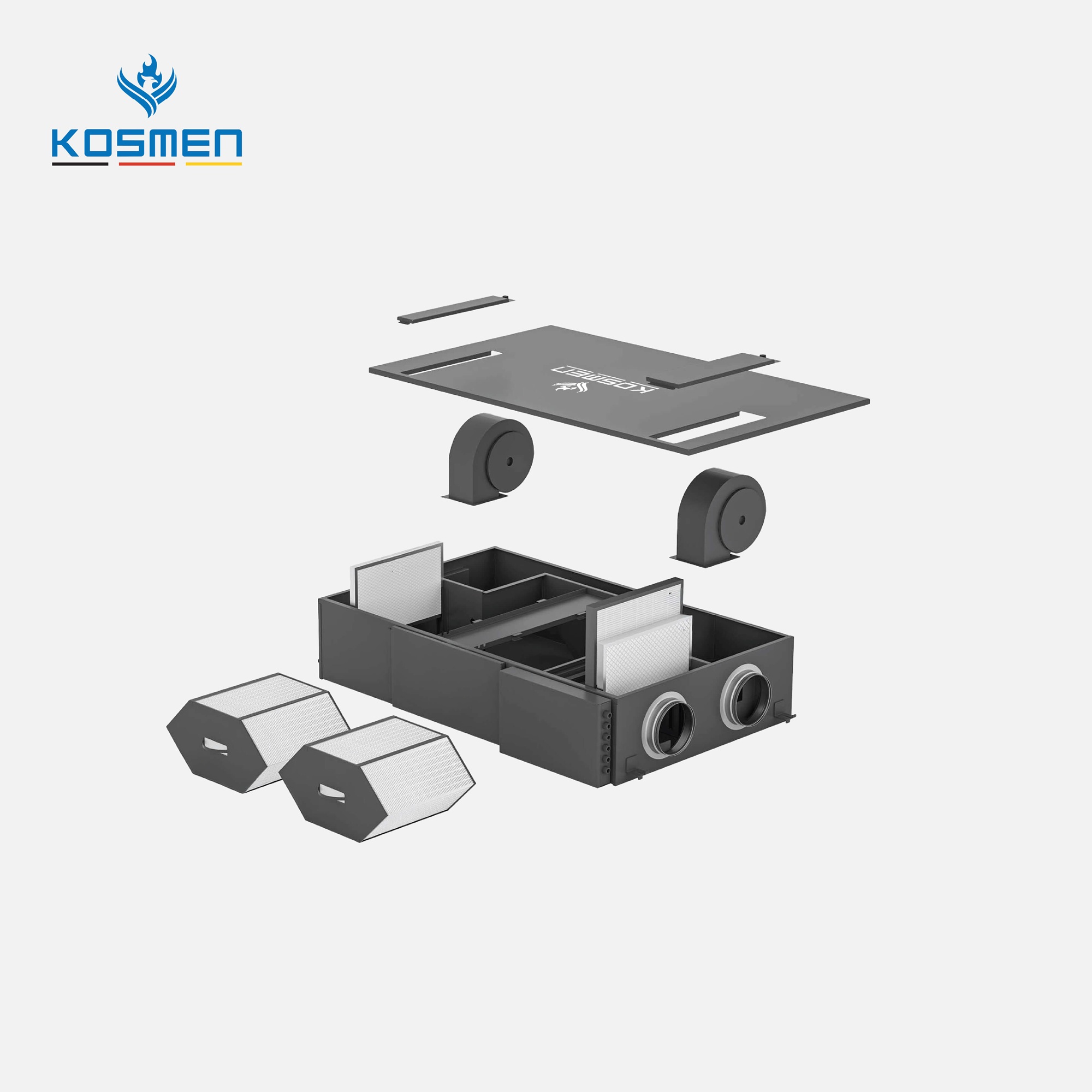 Máy cấp khí tươi và lọc không khí Kosmen KM-A300 Pro