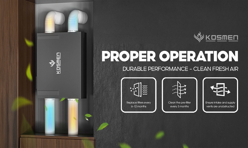 Proper operation is recommended to ensure durability and optimal efficiency