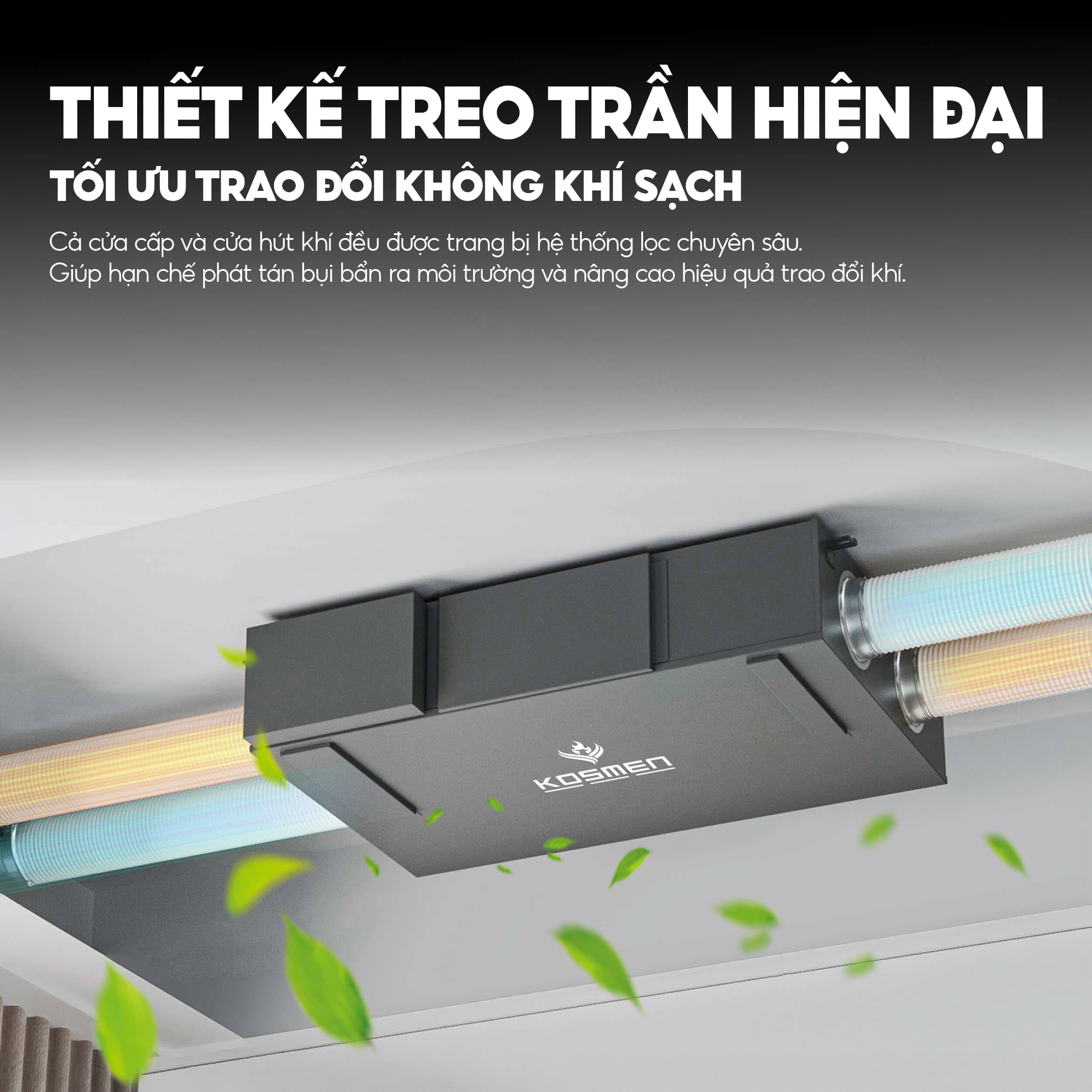Kosmen KM-A300 Pro Fresh Air Ventilator & Air Purifier