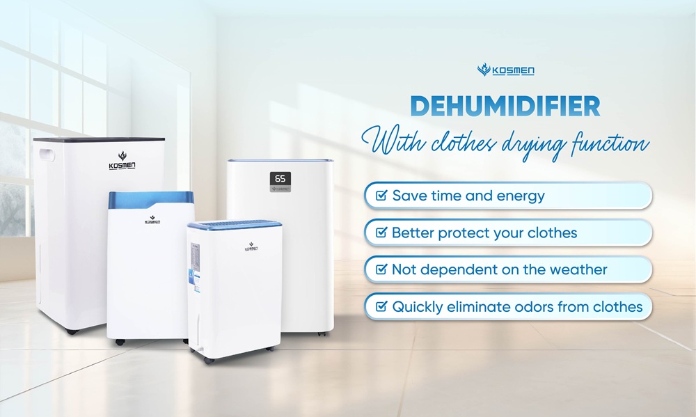 Dehumidifier and clothes dryer
