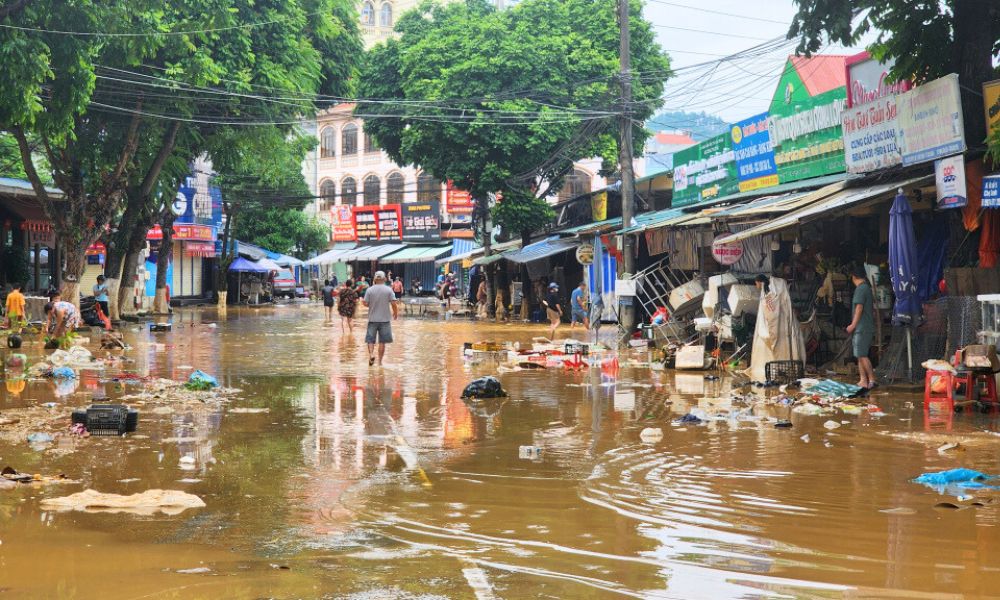 Dealing with household flooding is the top priority