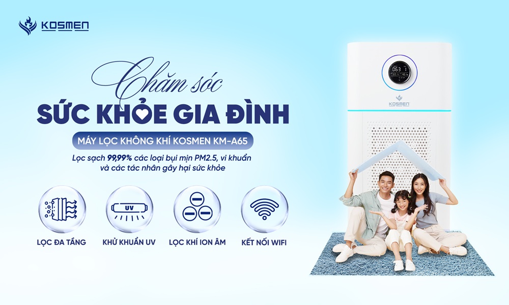 Máy lọc không khí tạo ion âm