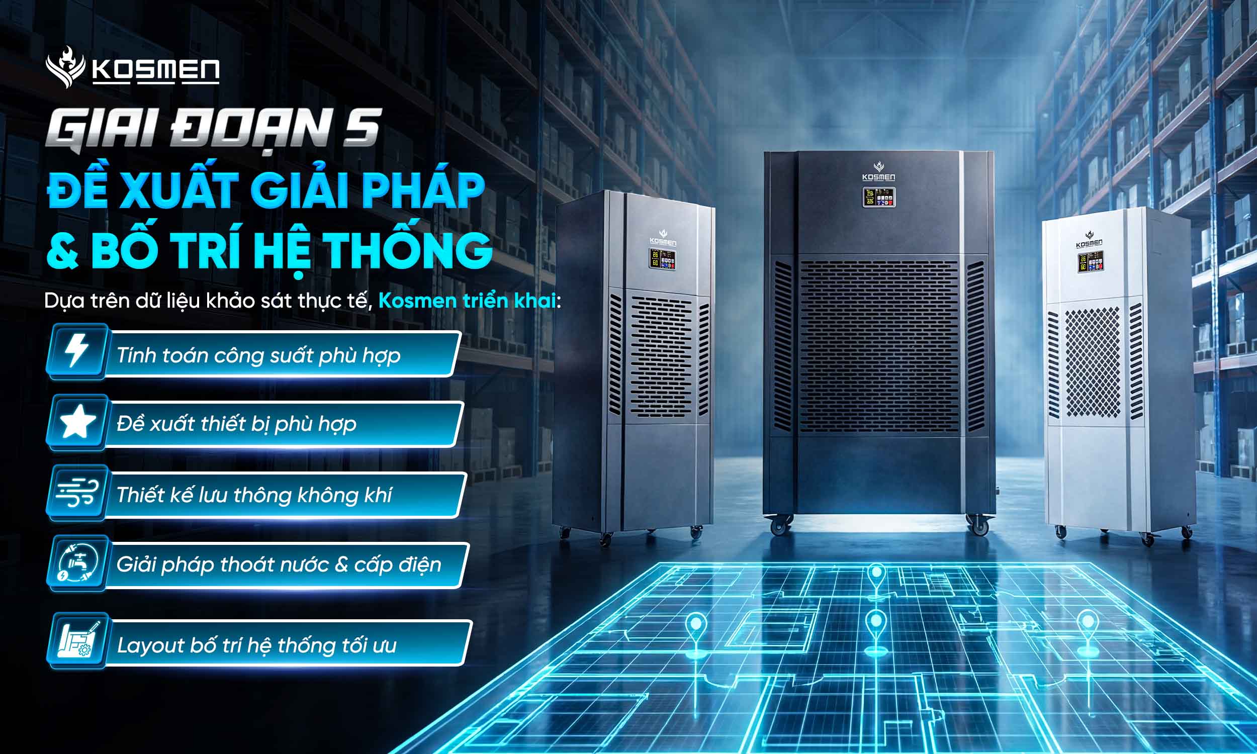 Giai đoạn 5 - Đề xuất giải pháp & bố trí hệ thống