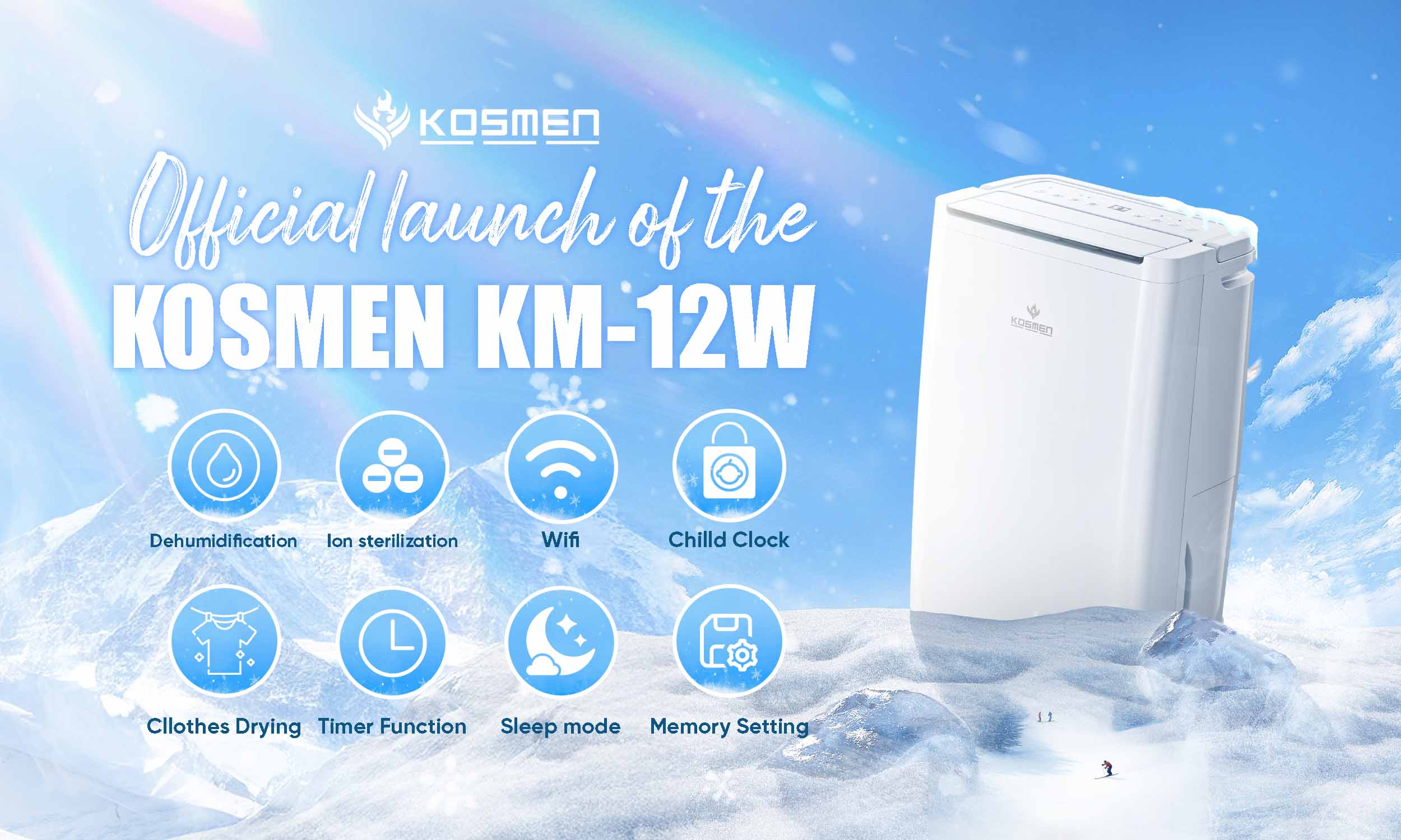 Launch of Kosmen KM-12W – A Comprehensive Dehumidifying Solution for the Modern Family